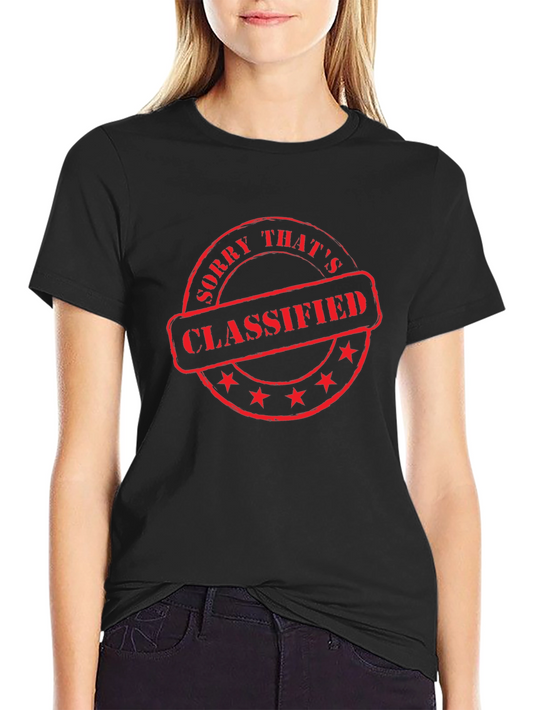 Classified Graphic Tee - Mens Black T-Shirt