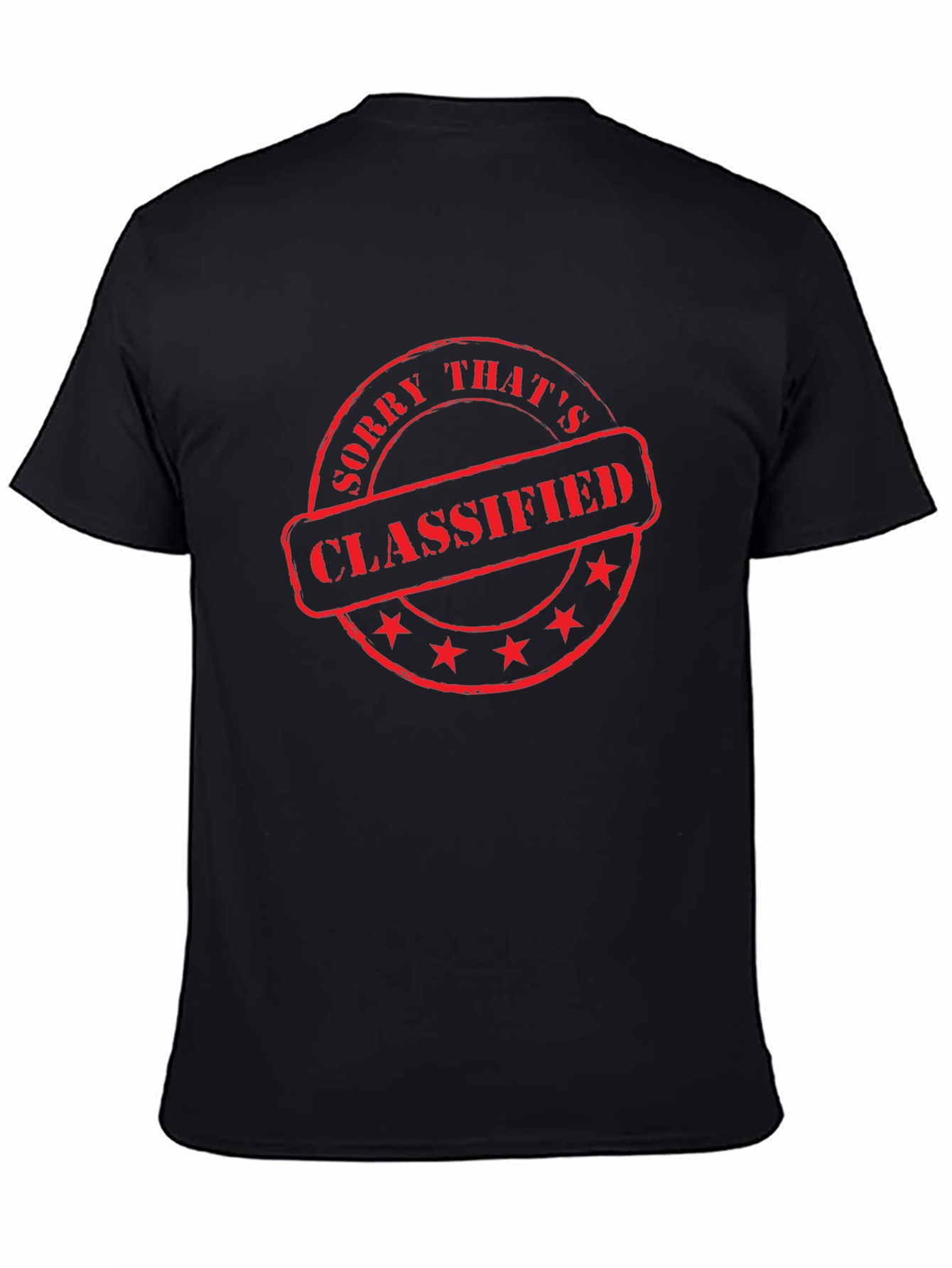 Classified Graphic Tee - Mens Black T-Shirt