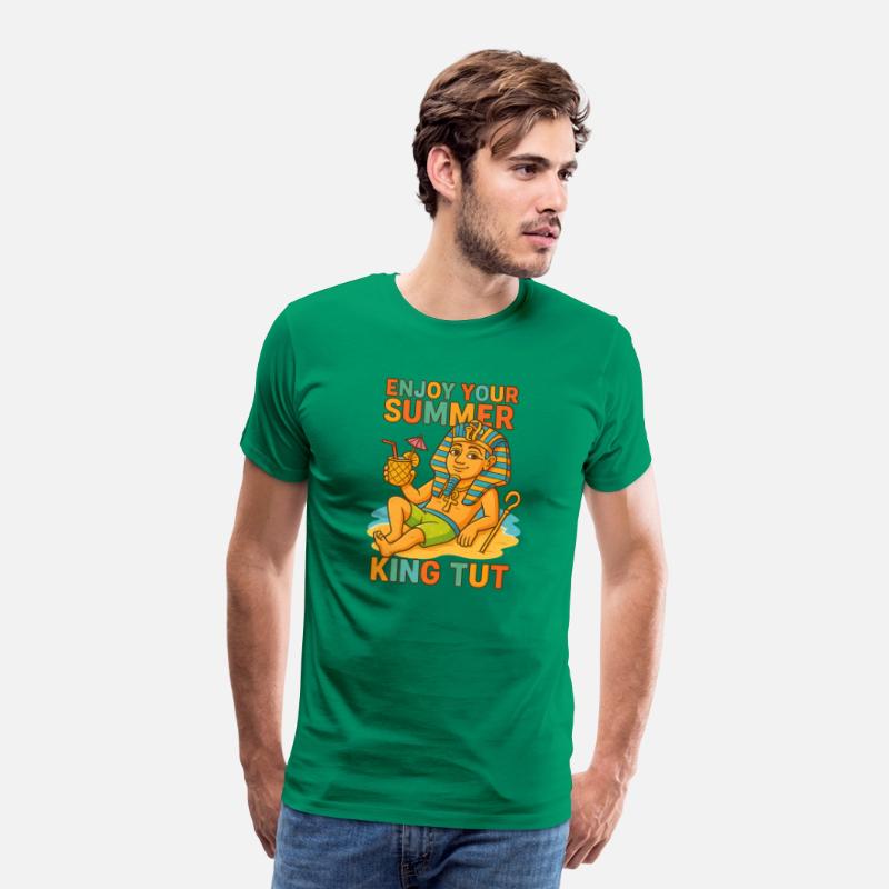 King Tut Summer Shirt Funny Pharaoh on Beach 2025