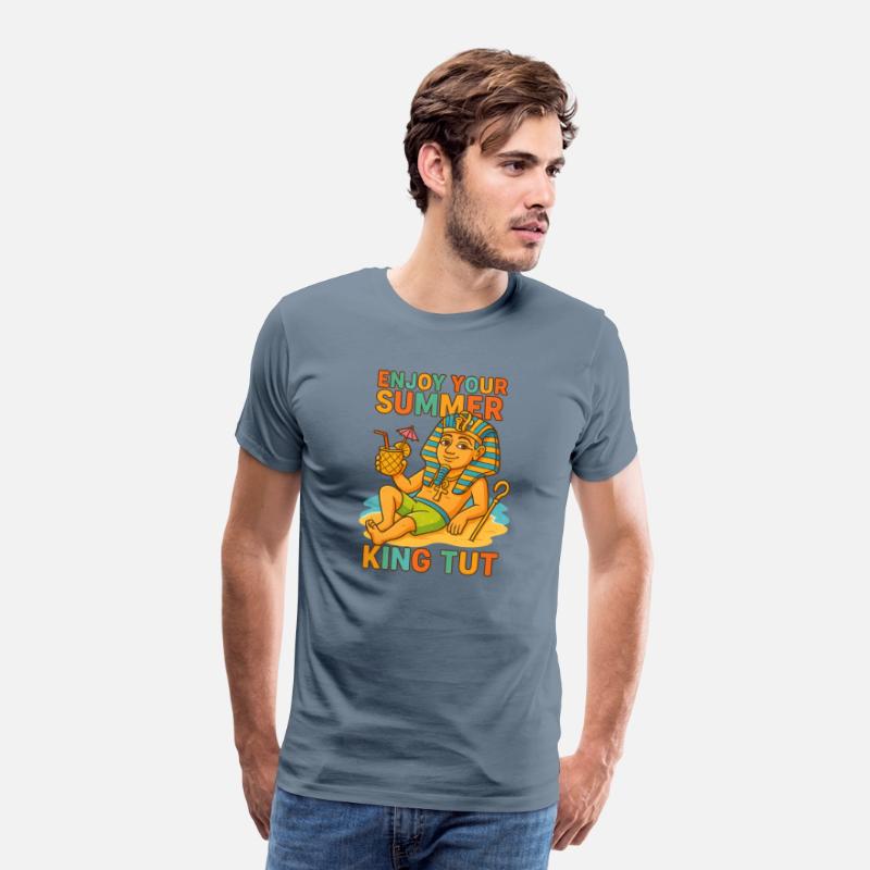 King Tut Summer Shirt Funny Pharaoh on Beach 2025