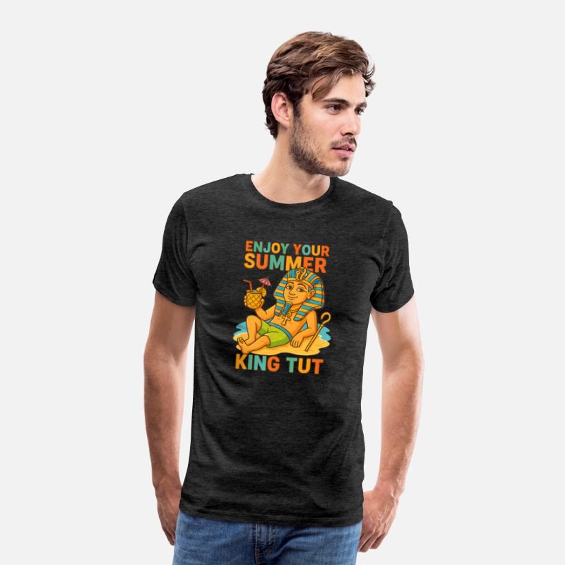 King Tut Summer Shirt Funny Pharaoh on Beach 2025