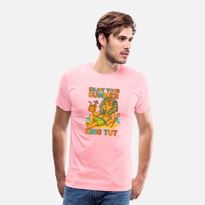 King Tut Summer Shirt Funny Pharaoh on Beach 2025