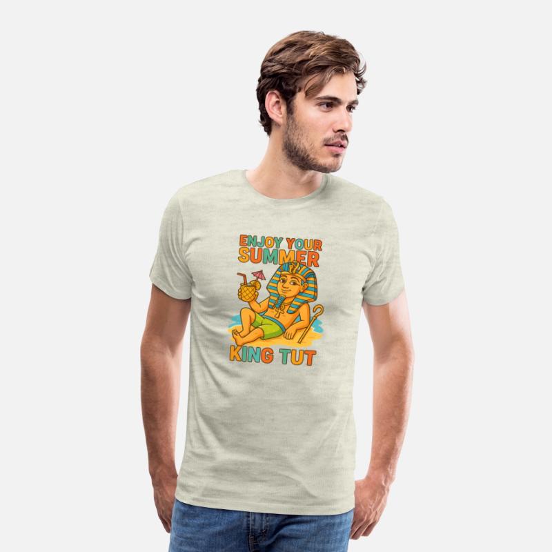 King Tut Summer Shirt Funny Pharaoh on Beach 2025