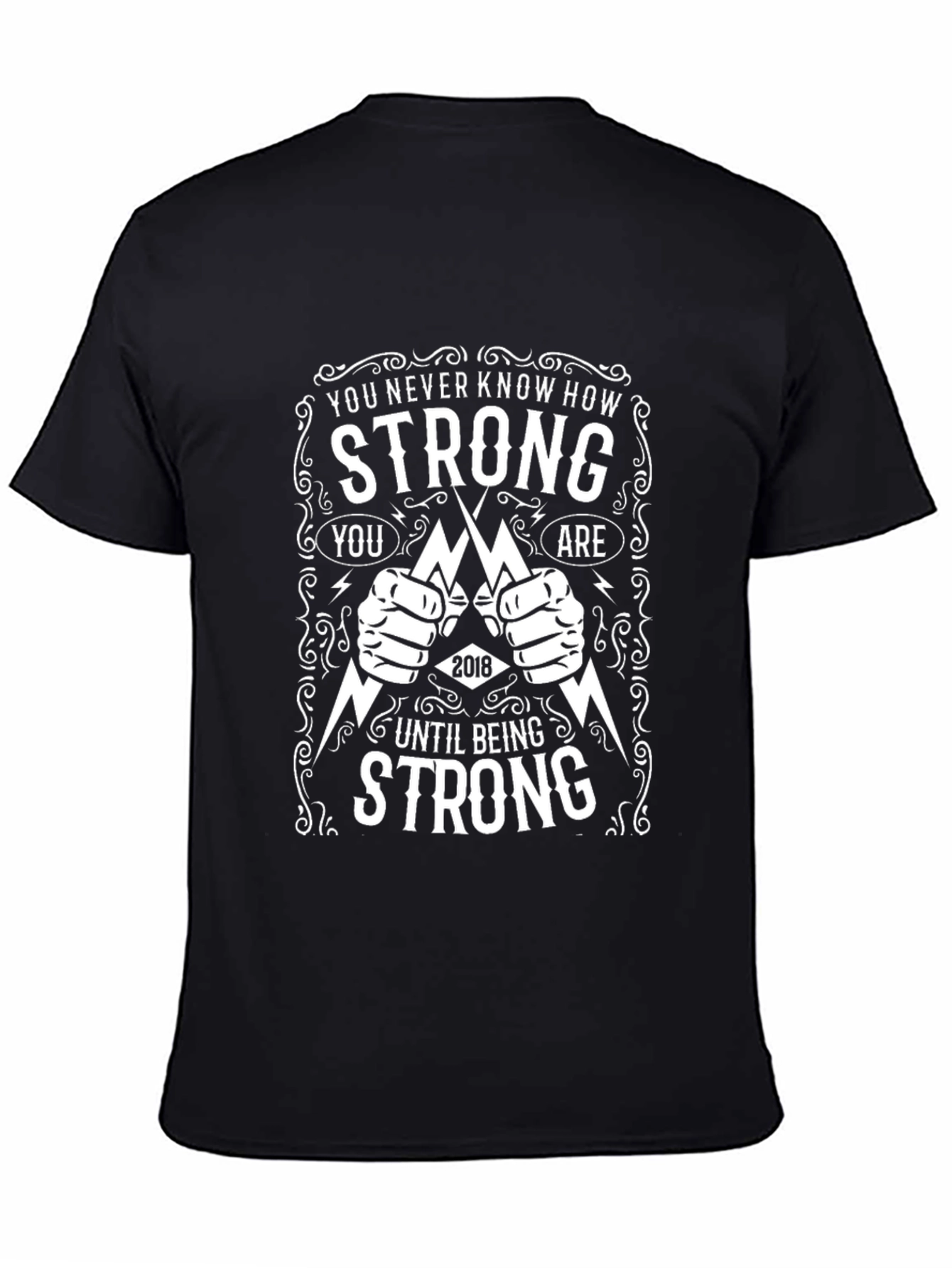 Strong Graphic Tee - Motivational Workout Shirt