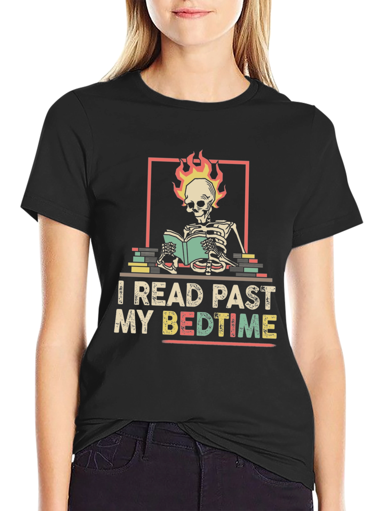 I Read Past My Bedtime Graphic T-Shirt