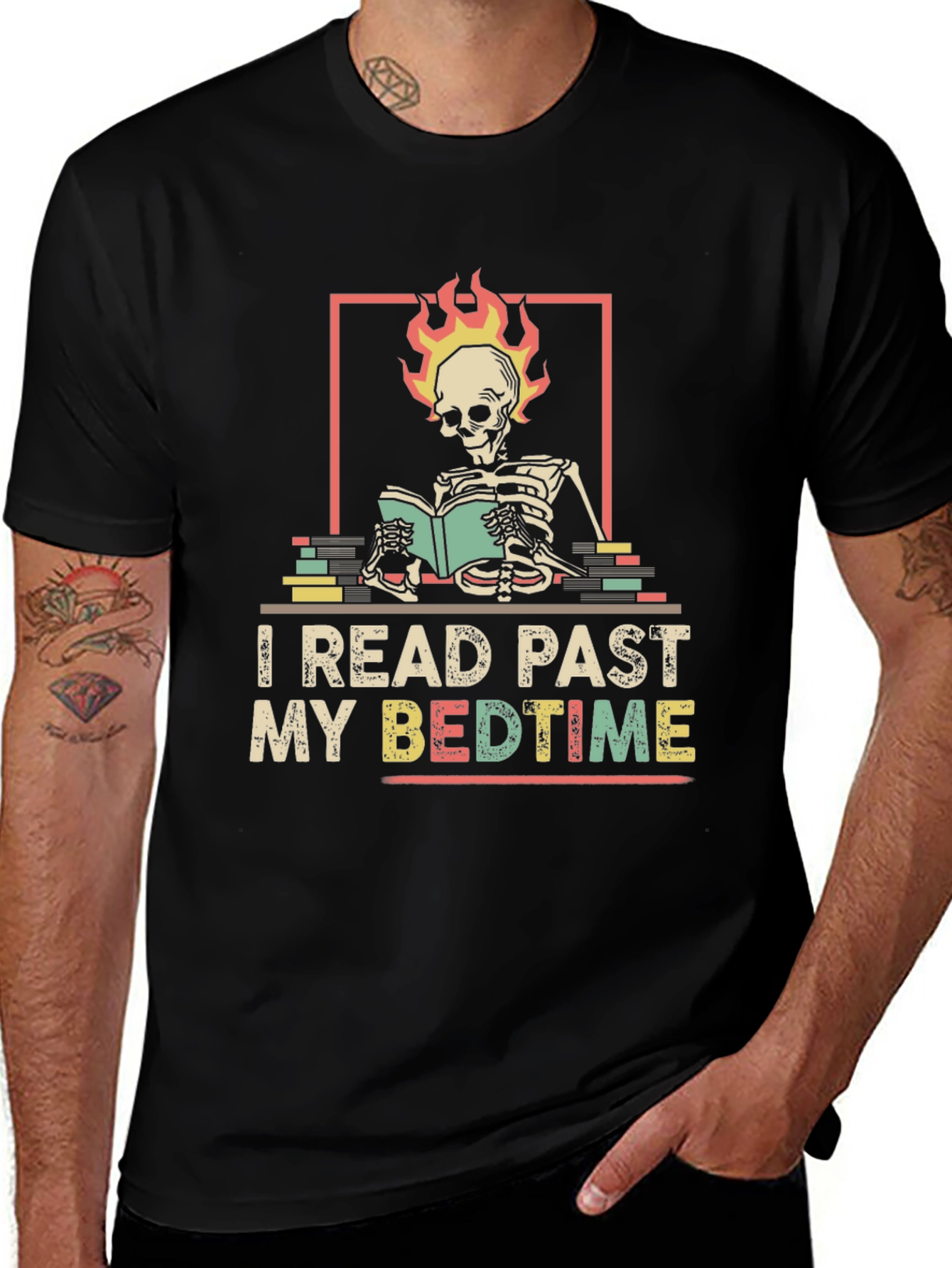 I Read Past My Bedtime Graphic T-Shirt
