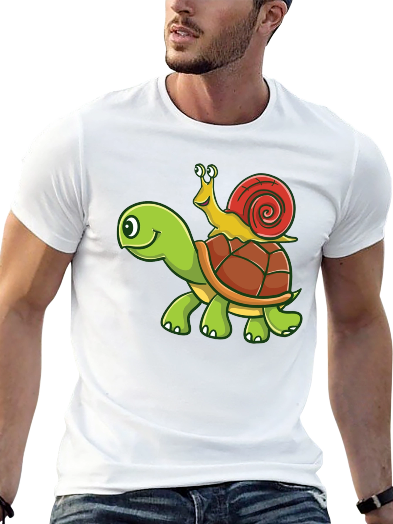 Turtle and Snail Graphic Tee