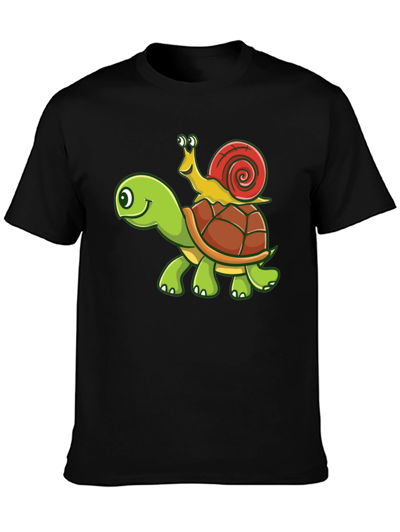 Turtle and Snail Graphic Tee