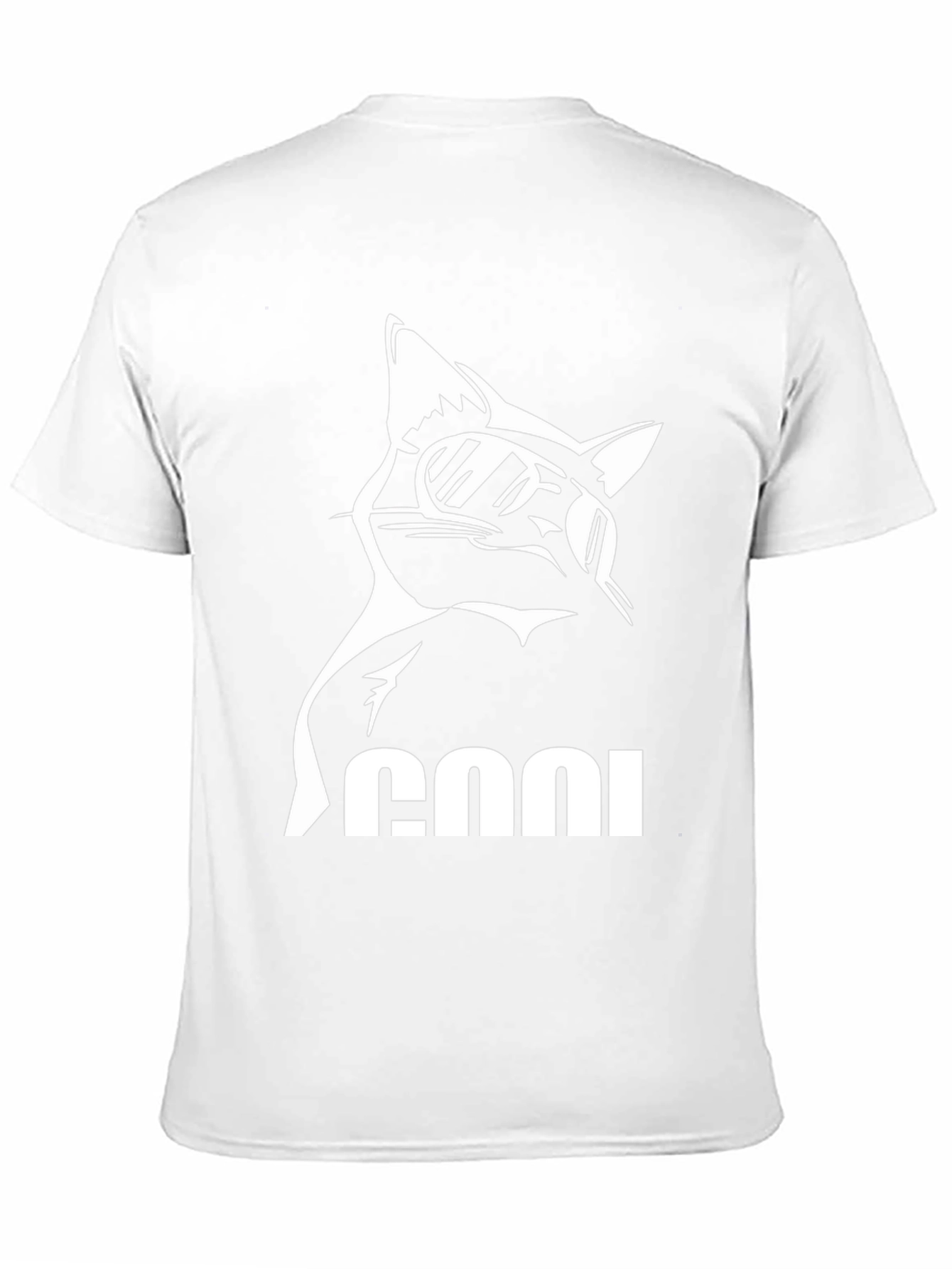 Cool Cat Graphic Tee - Black