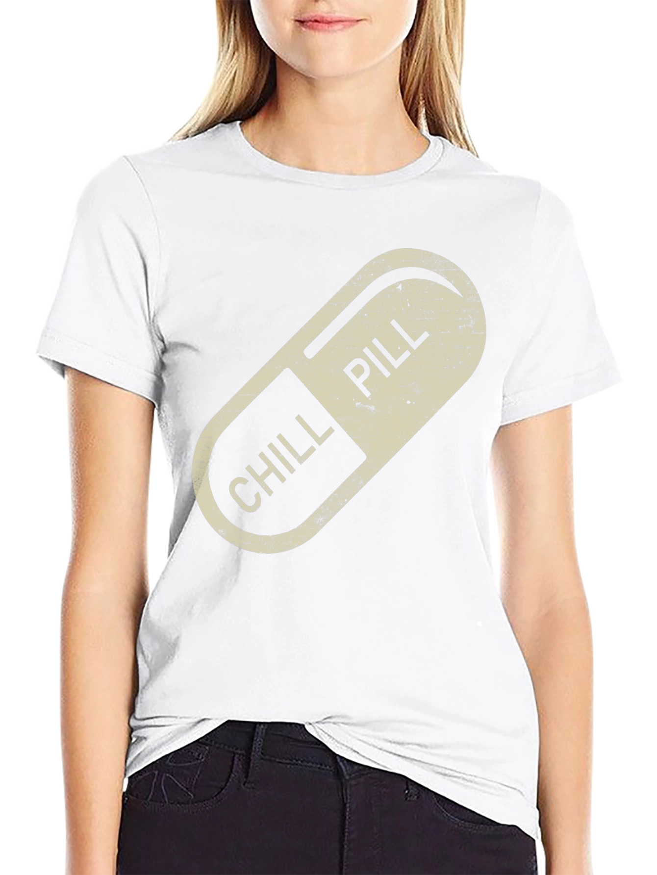 Chill Pill Graphic Tee - Relaxed Vibe
