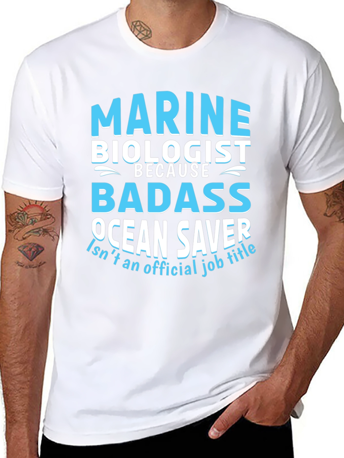Marine Biologist Badass T-Shirt