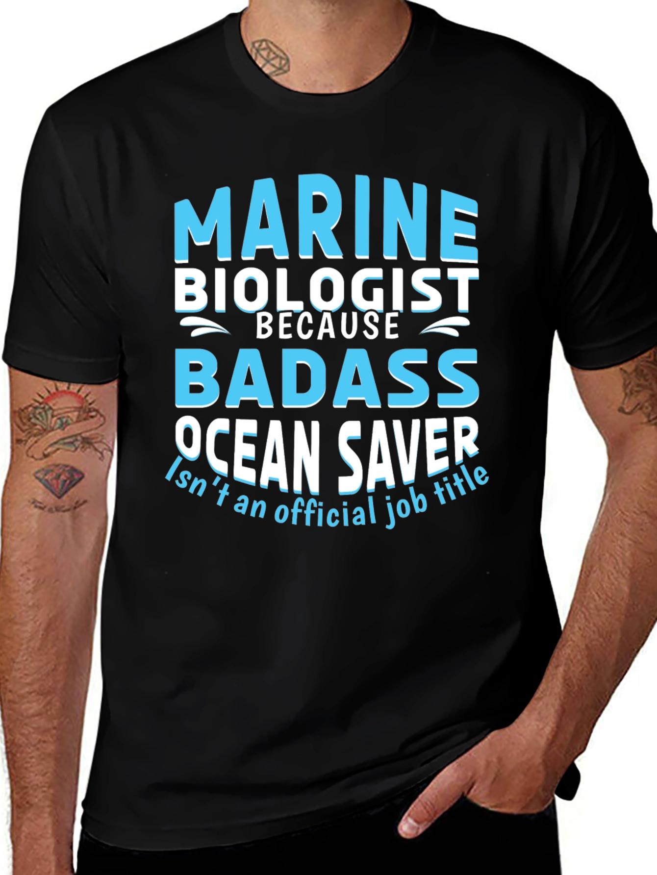 Marine Biologist Badass T-Shirt