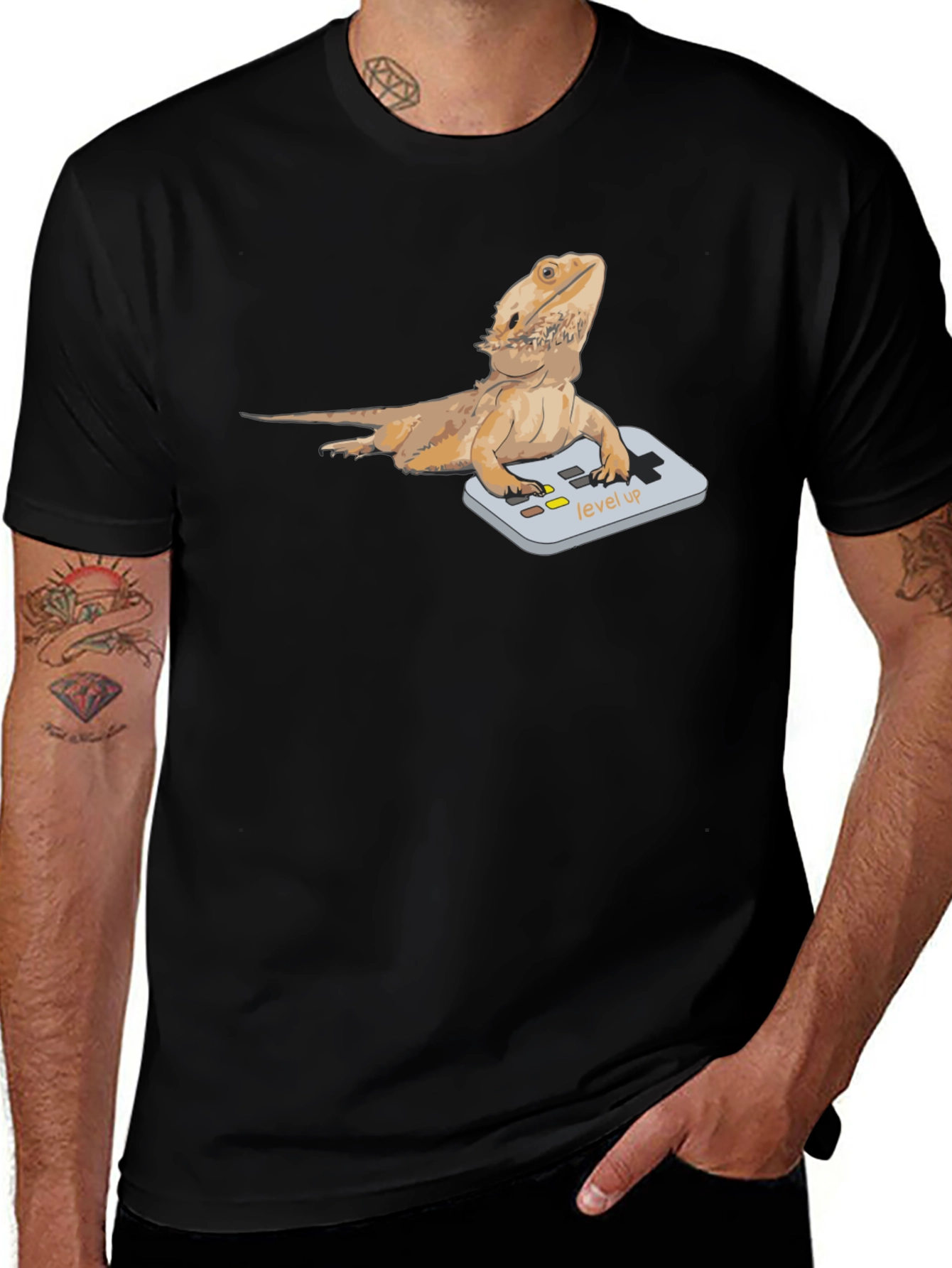 Bearded Dragon Gamer T-Shirt