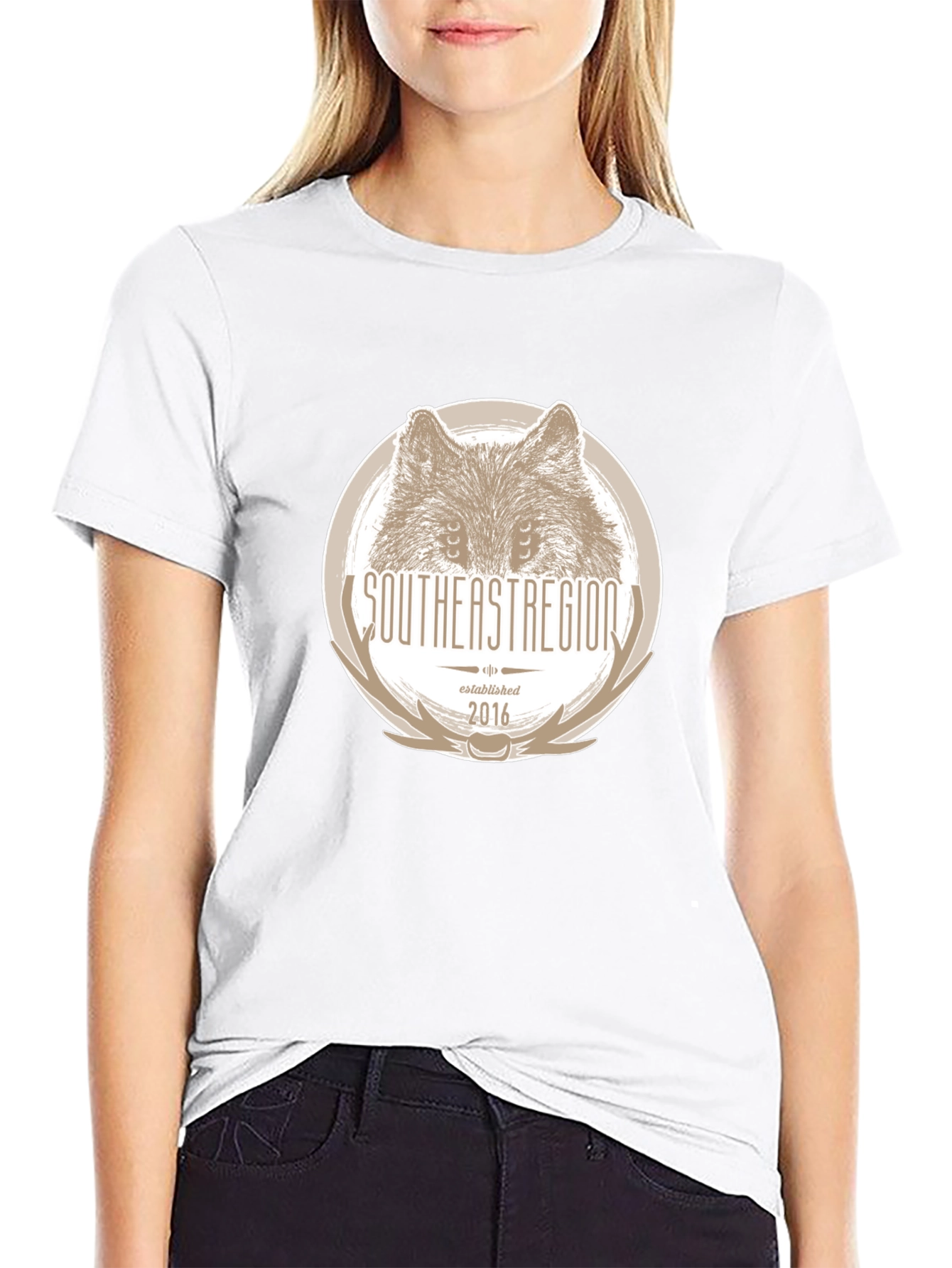 Southeast Region Wolf Graphic Tee - Black