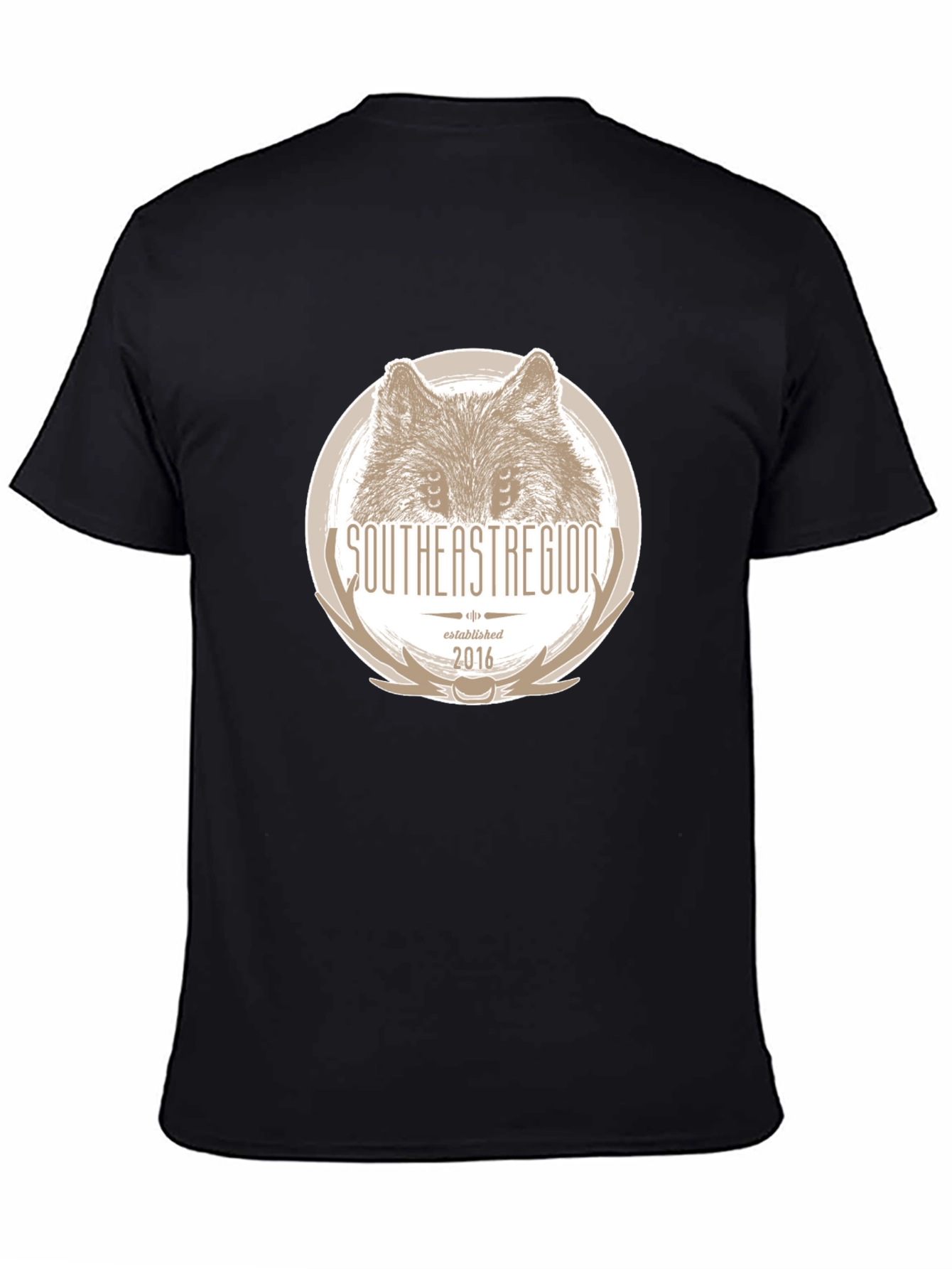 Southeast Region Wolf Graphic Tee - Black
