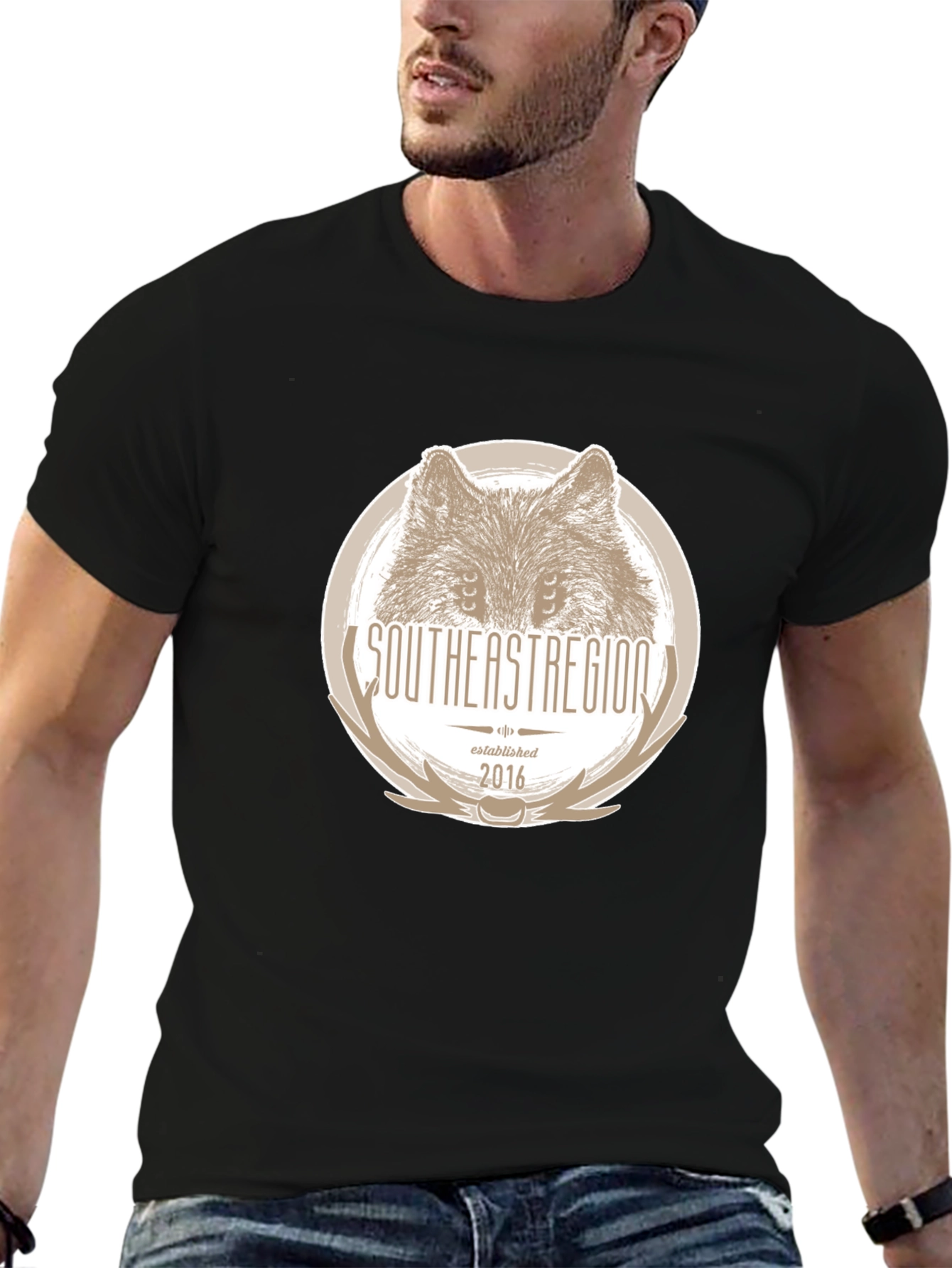 Southeast Region Wolf Graphic Tee - Black