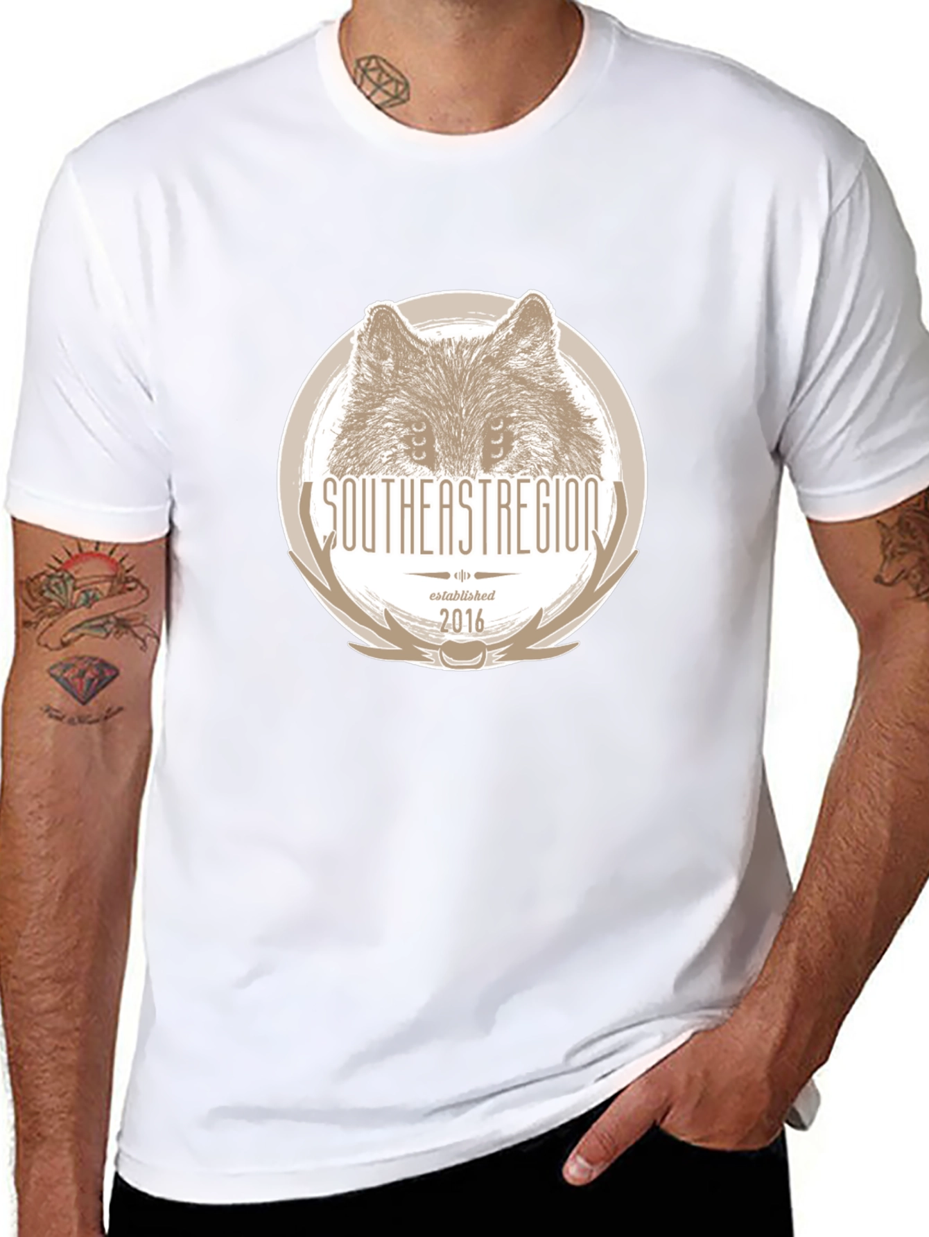 Southeast Region Wolf Graphic Tee - Black