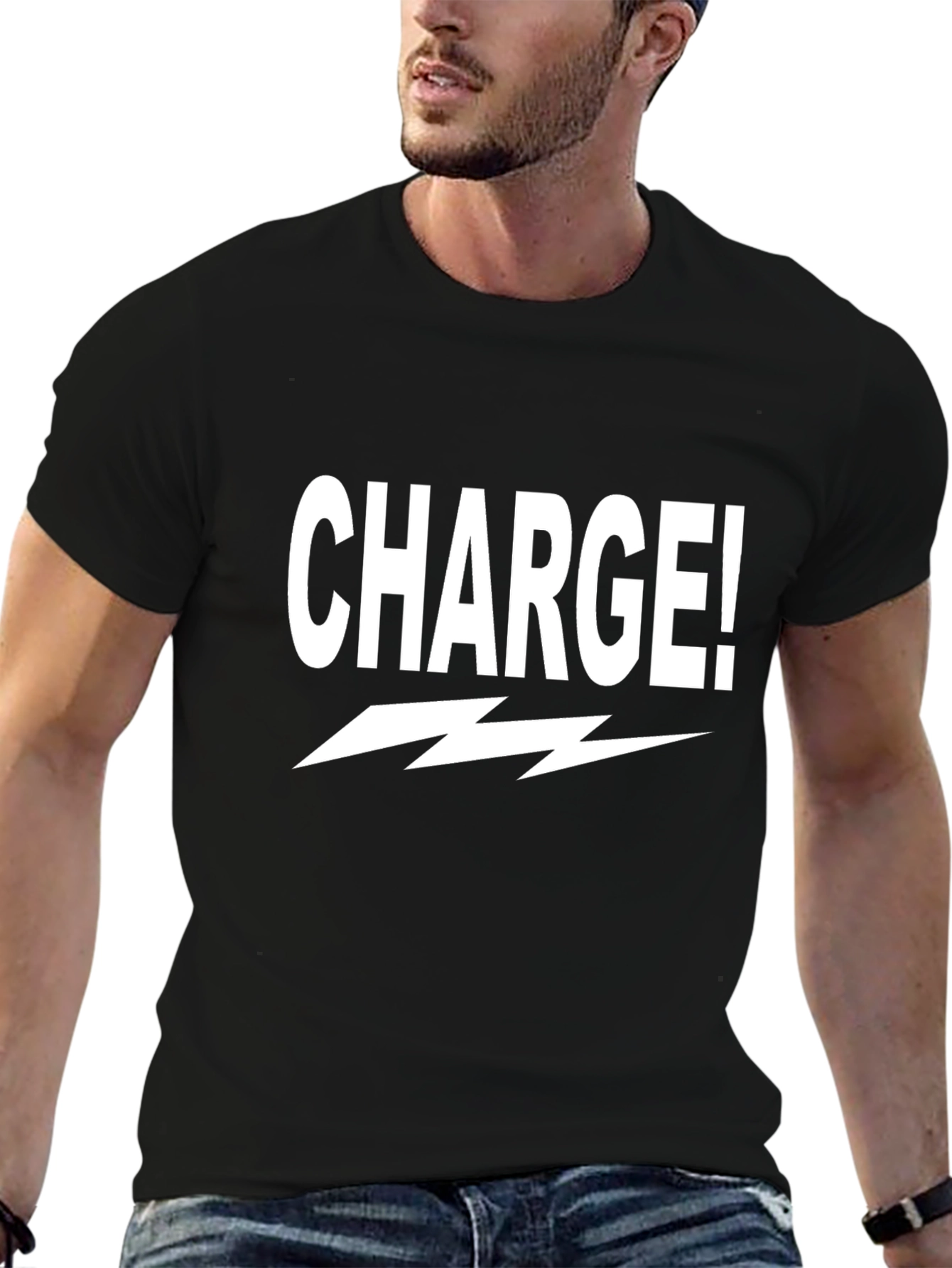 Charge Graphic Tee - Bold Statement T-Shirt