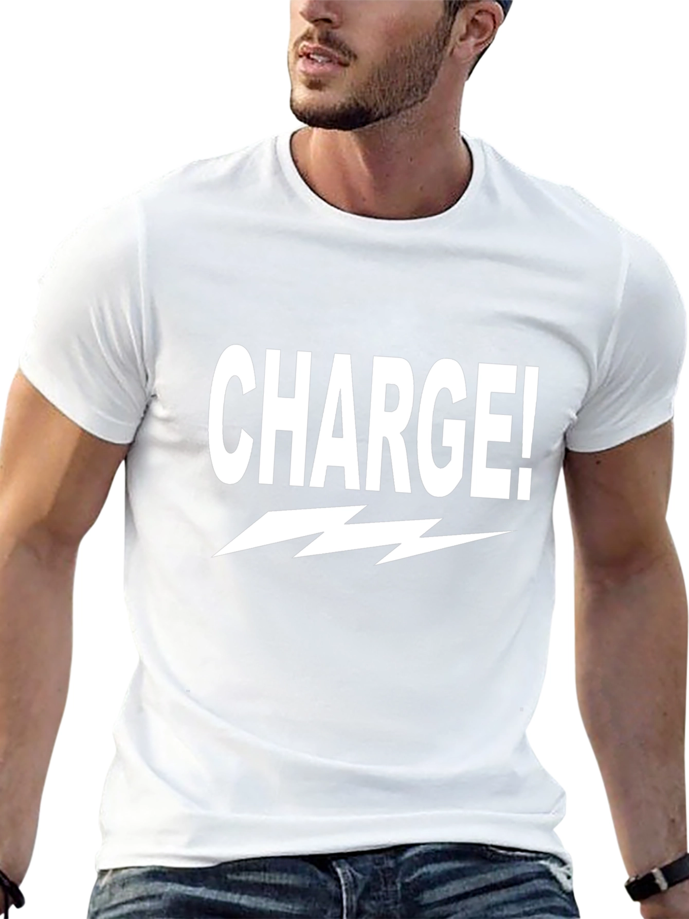Charge Graphic Tee - Bold Statement T-Shirt