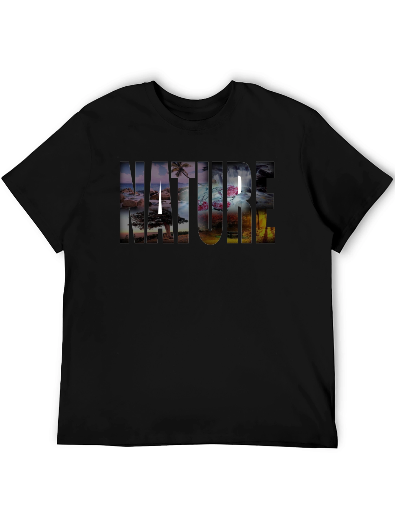 Nature T-Shirt - Black Graphic Tee