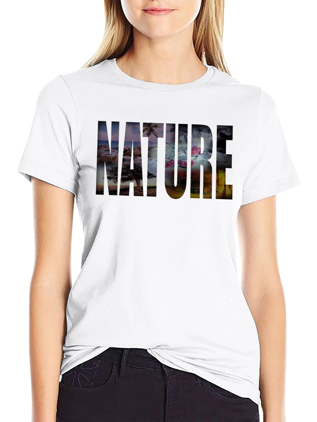 Nature T-Shirt - Black Graphic Tee