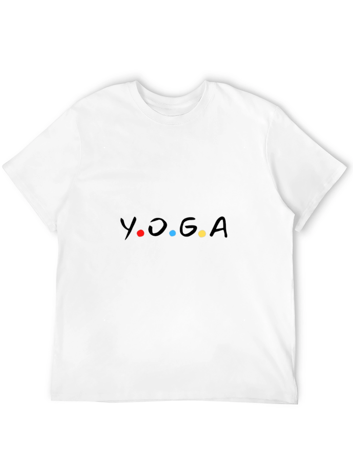 Yoga Friends Style Black T-Shirt