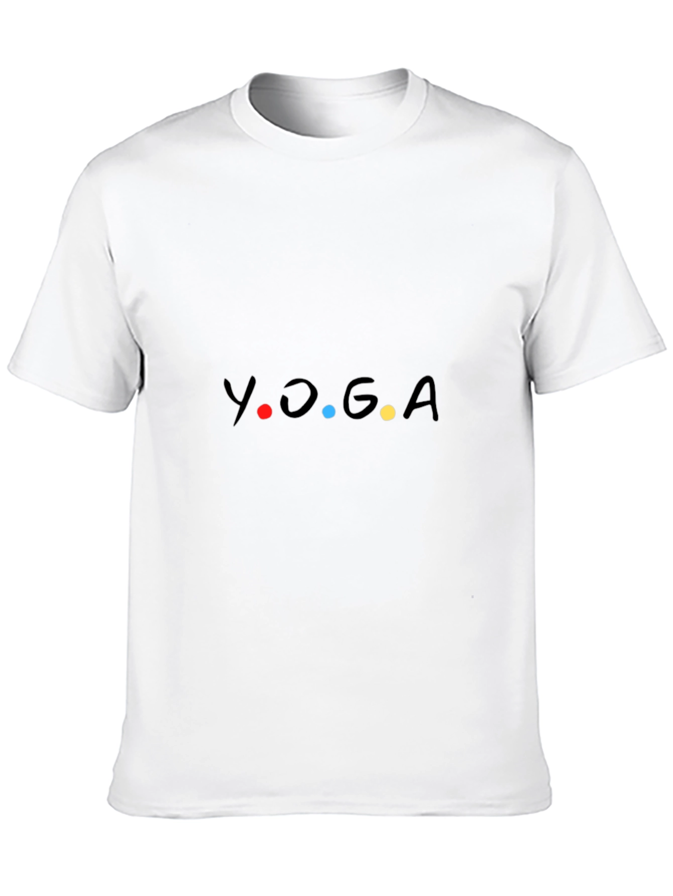 Yoga Friends Style Black T-Shirt