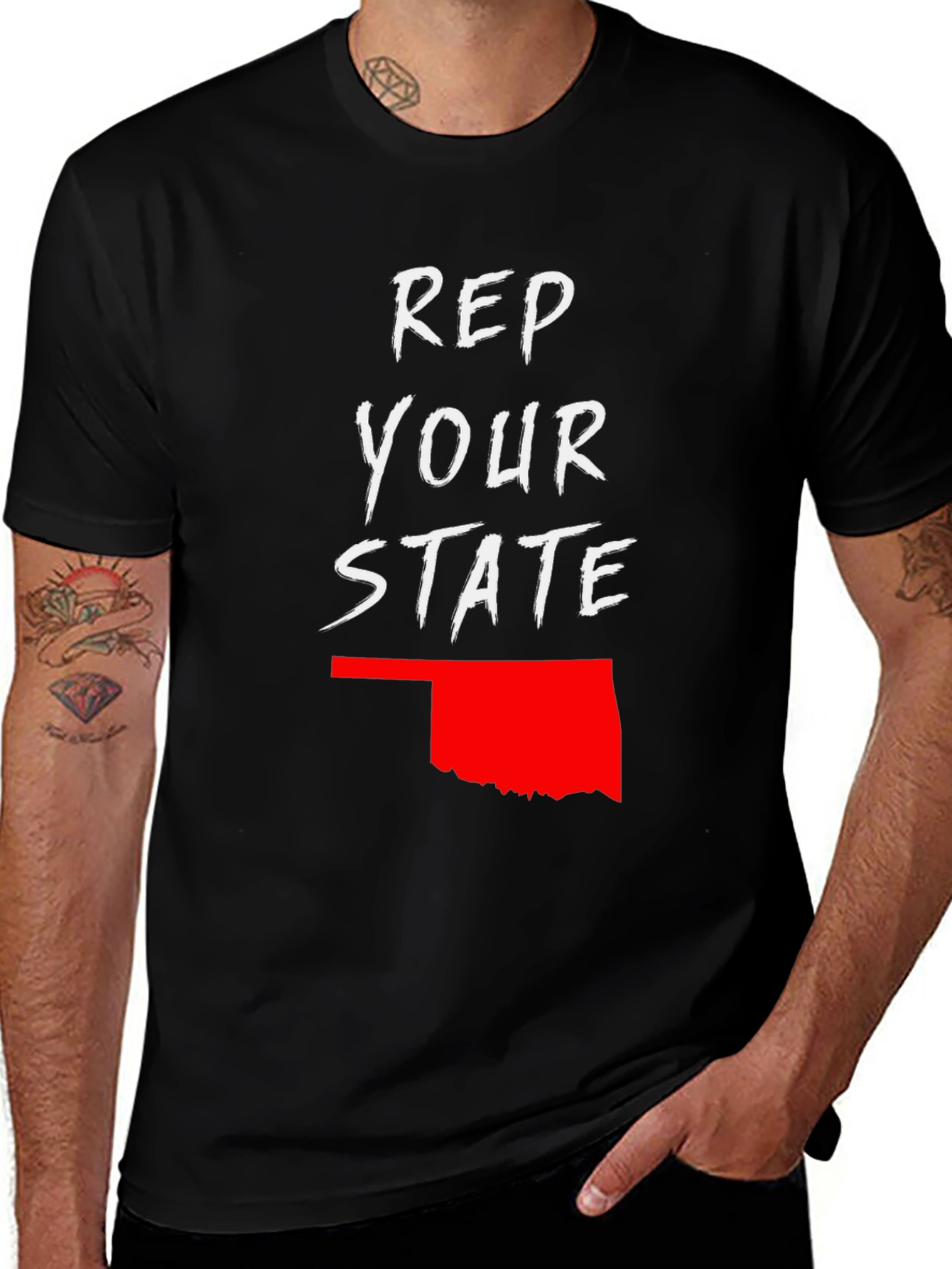 Rep Your State Oklahoma Graphic Tee