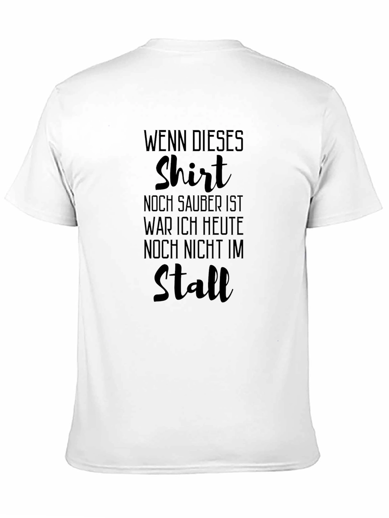 WENN DIESES SHIRT Mens Graphic Tee