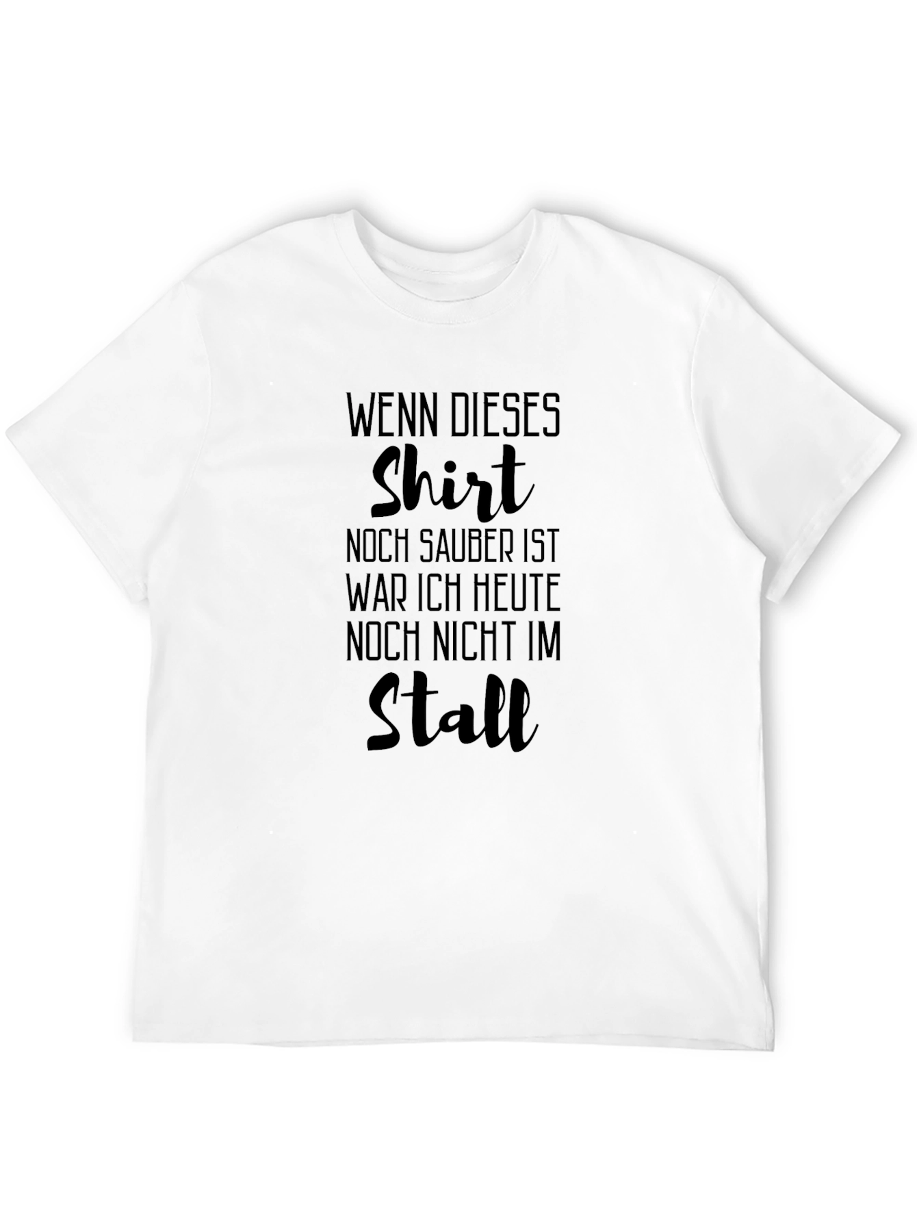 WENN DIESES SHIRT Mens Graphic Tee
