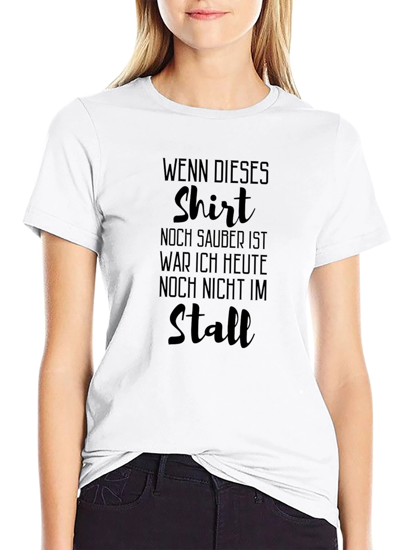 WENN DIESES SHIRT Mens Graphic Tee