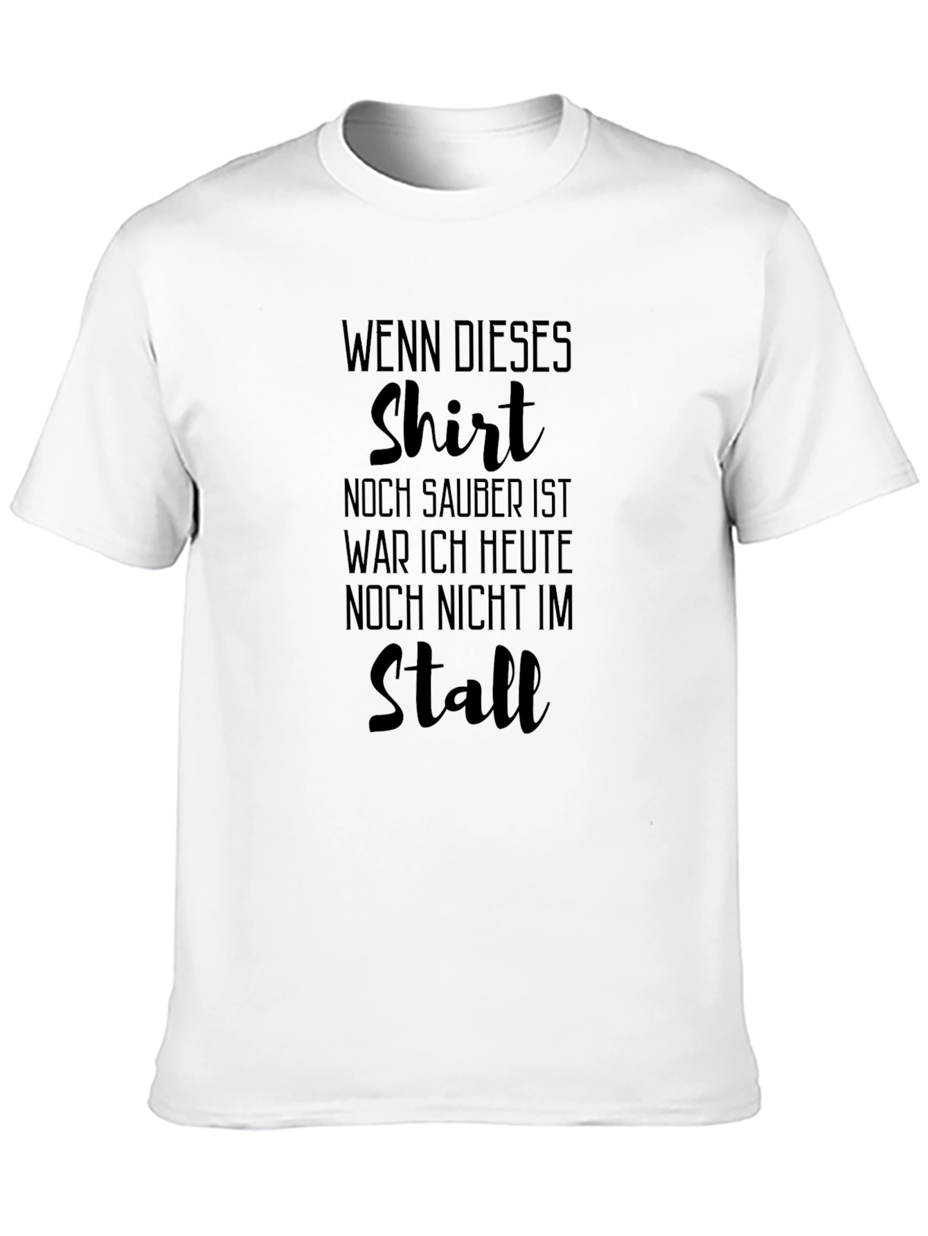WENN DIESES SHIRT Mens Graphic Tee