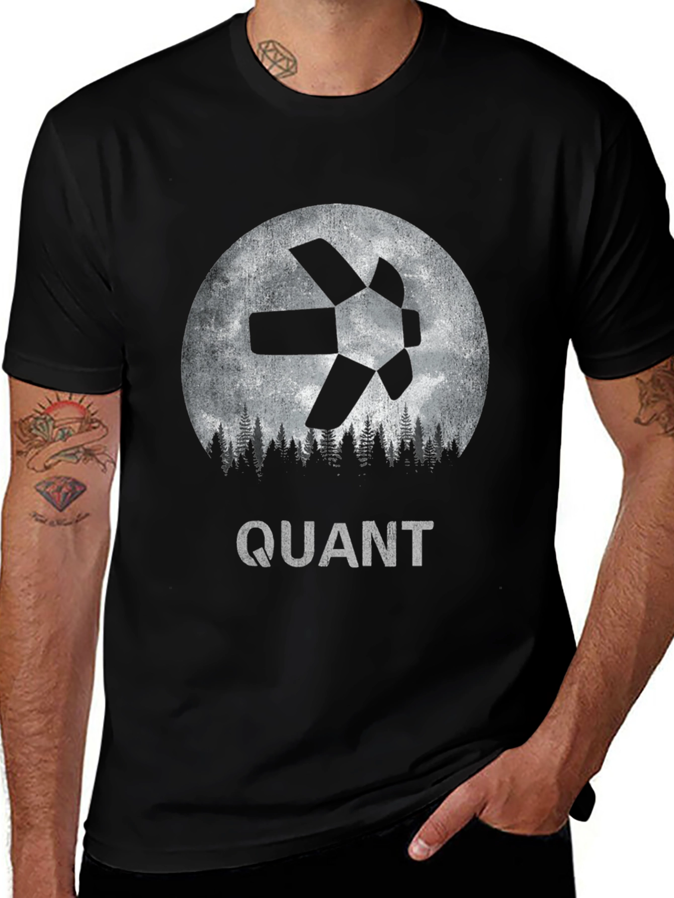 Quant Cryptocurrency Graphic T-Shirt