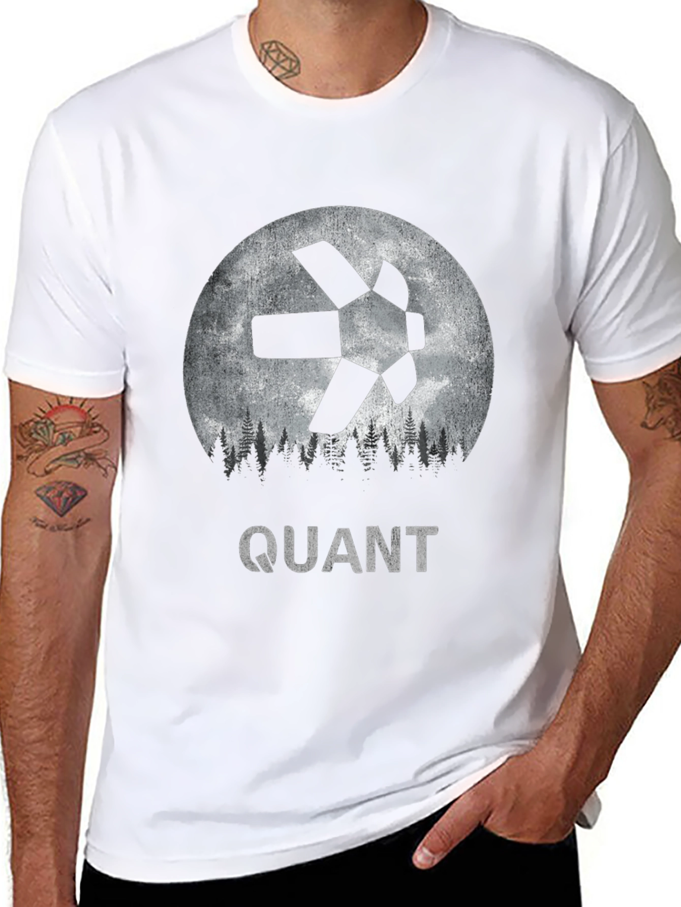 Quant Cryptocurrency Graphic T-Shirt