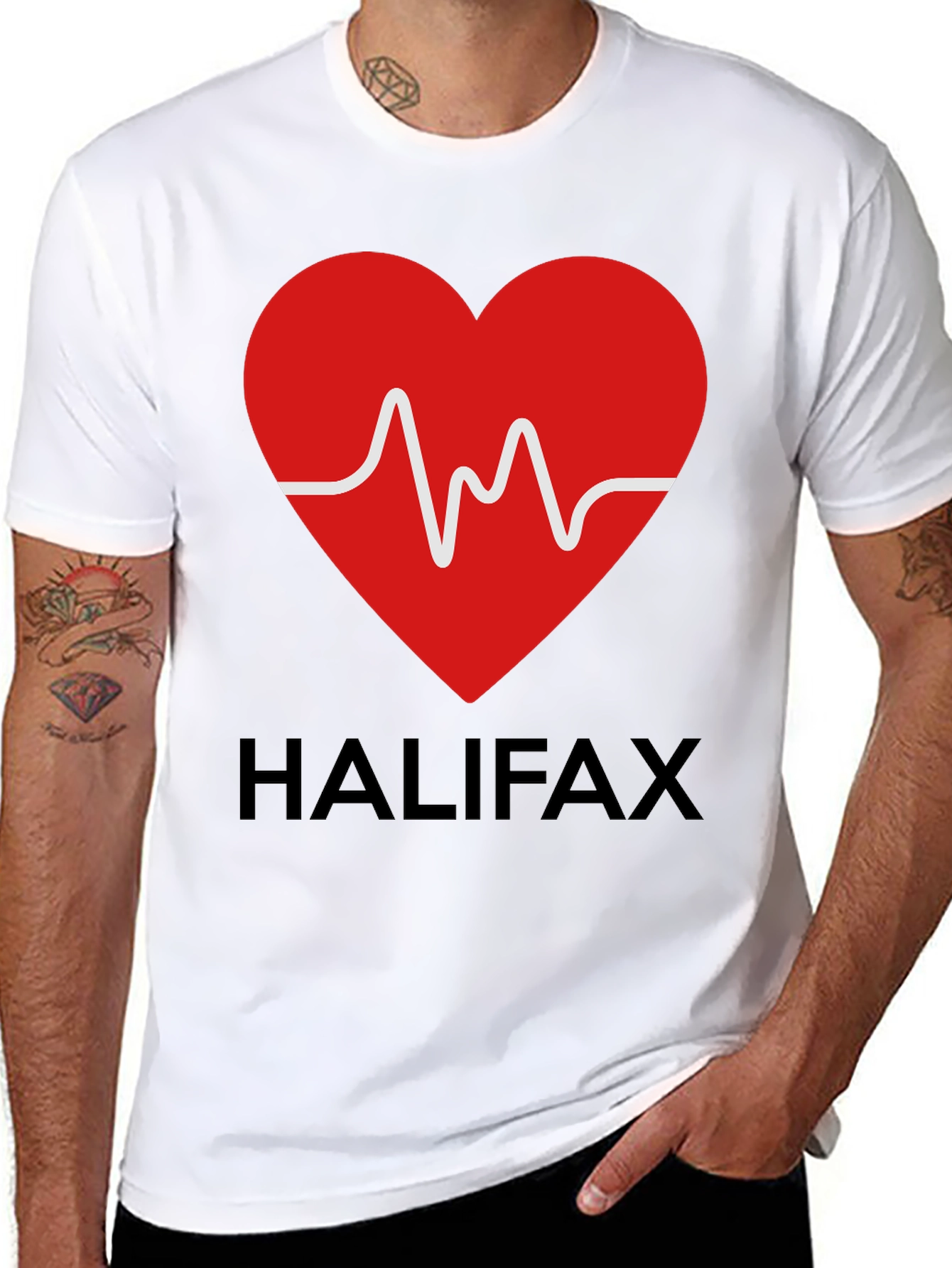 Halifax Heartbeat Graphic T-Shirt - City Pride Tee