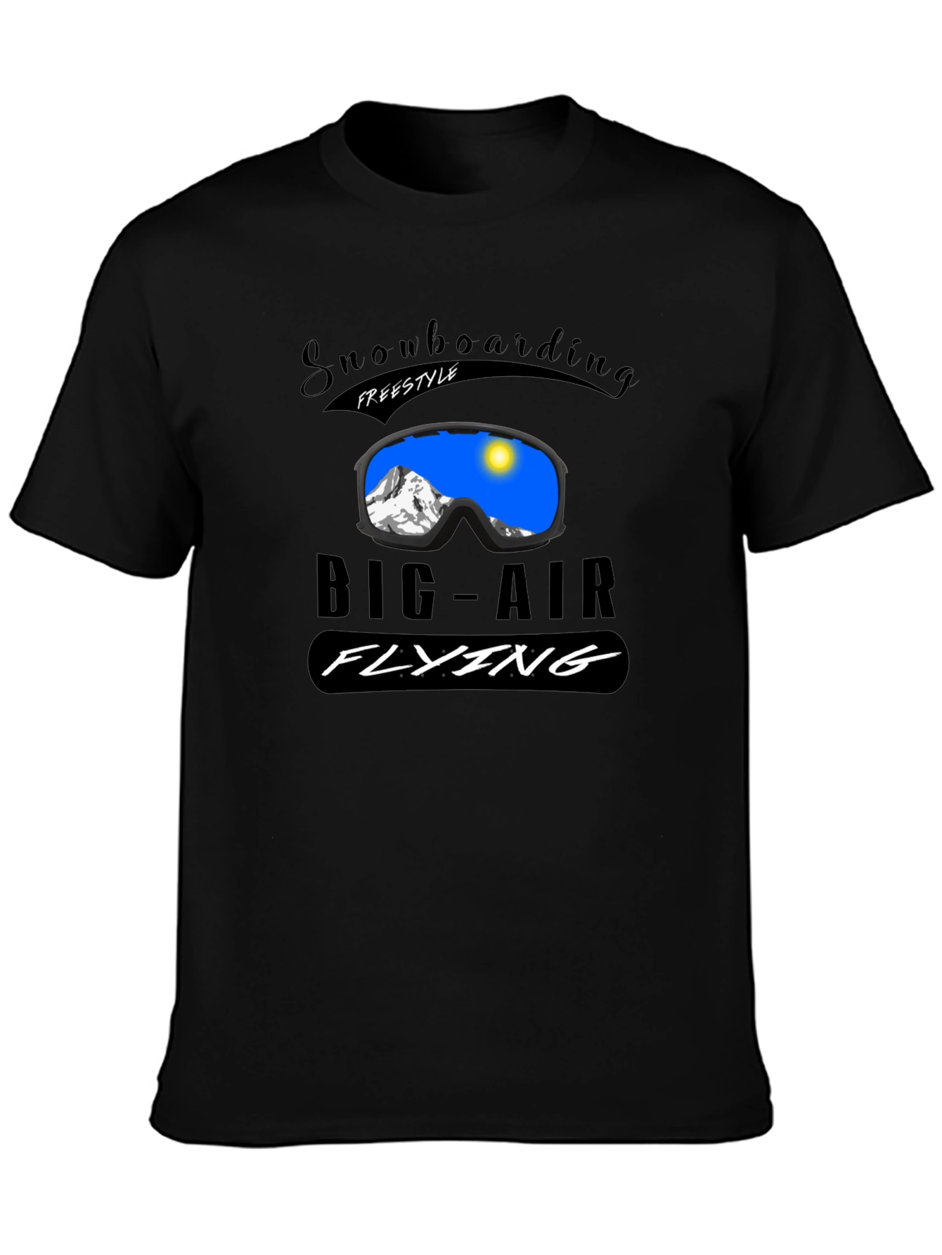 Snowboarding Freestyle Big Air Flying T-Shirt
