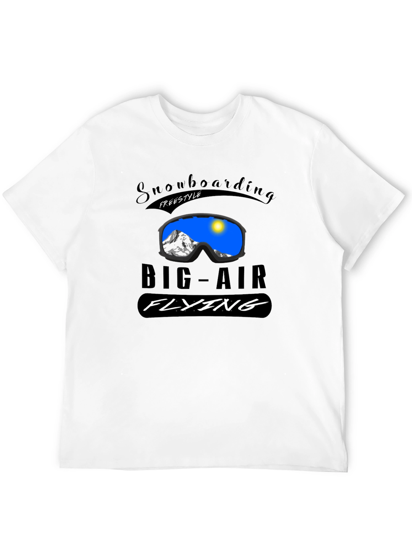 Snowboarding Freestyle Big Air Flying T-Shirt