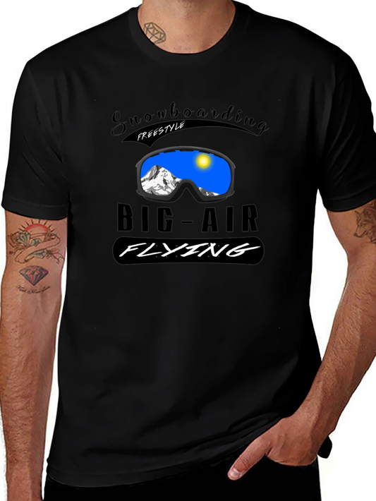 Snowboarding Freestyle Big Air Flying T-Shirt