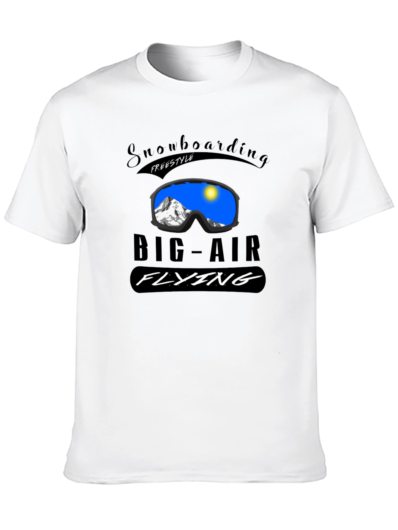 Snowboarding Freestyle Big Air Flying T-Shirt