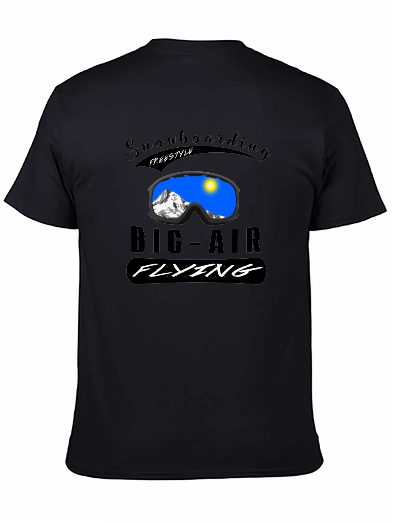 Snowboarding Freestyle Big Air Flying T-Shirt