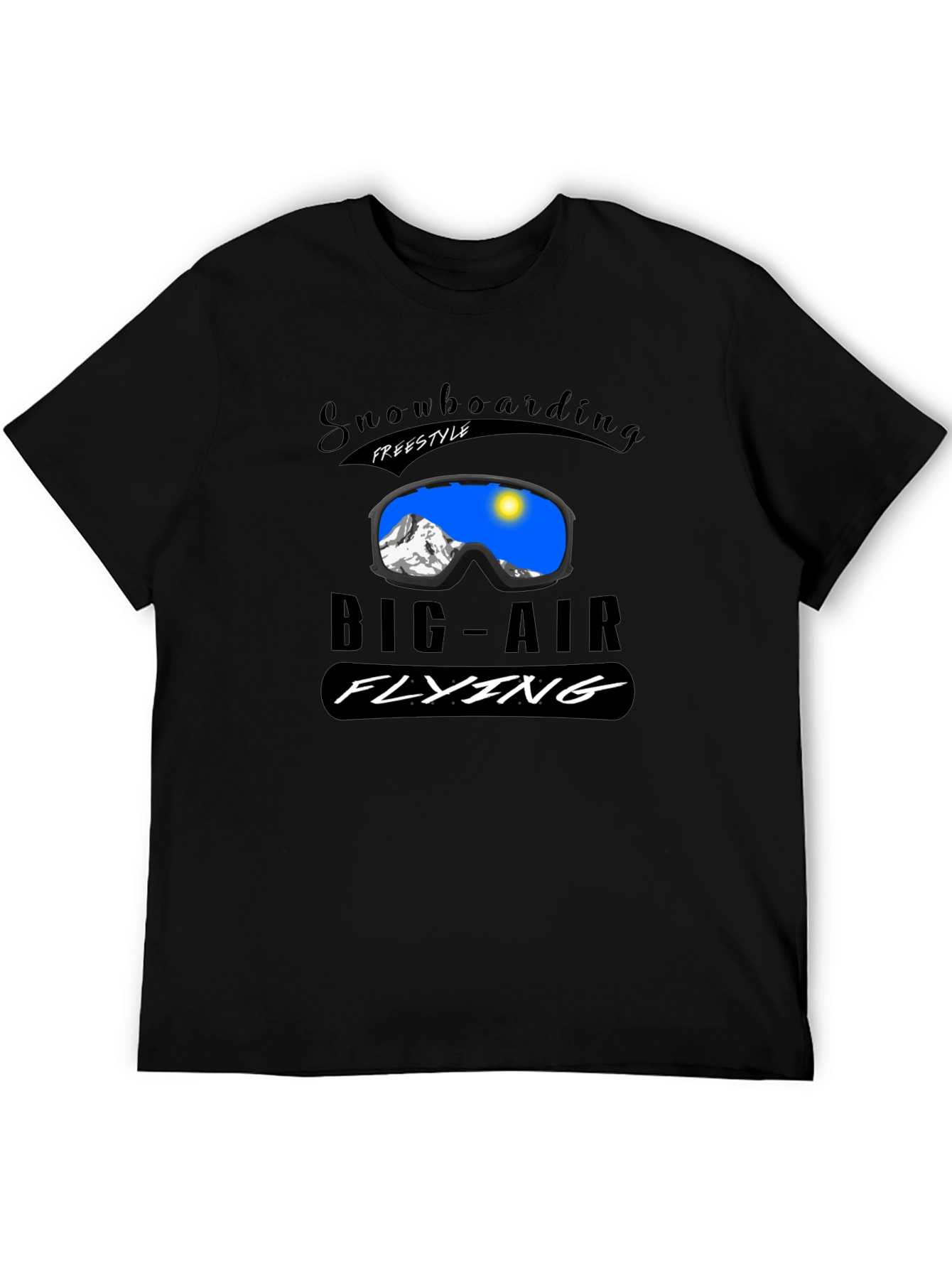 Snowboarding Freestyle Big Air Flying T-Shirt