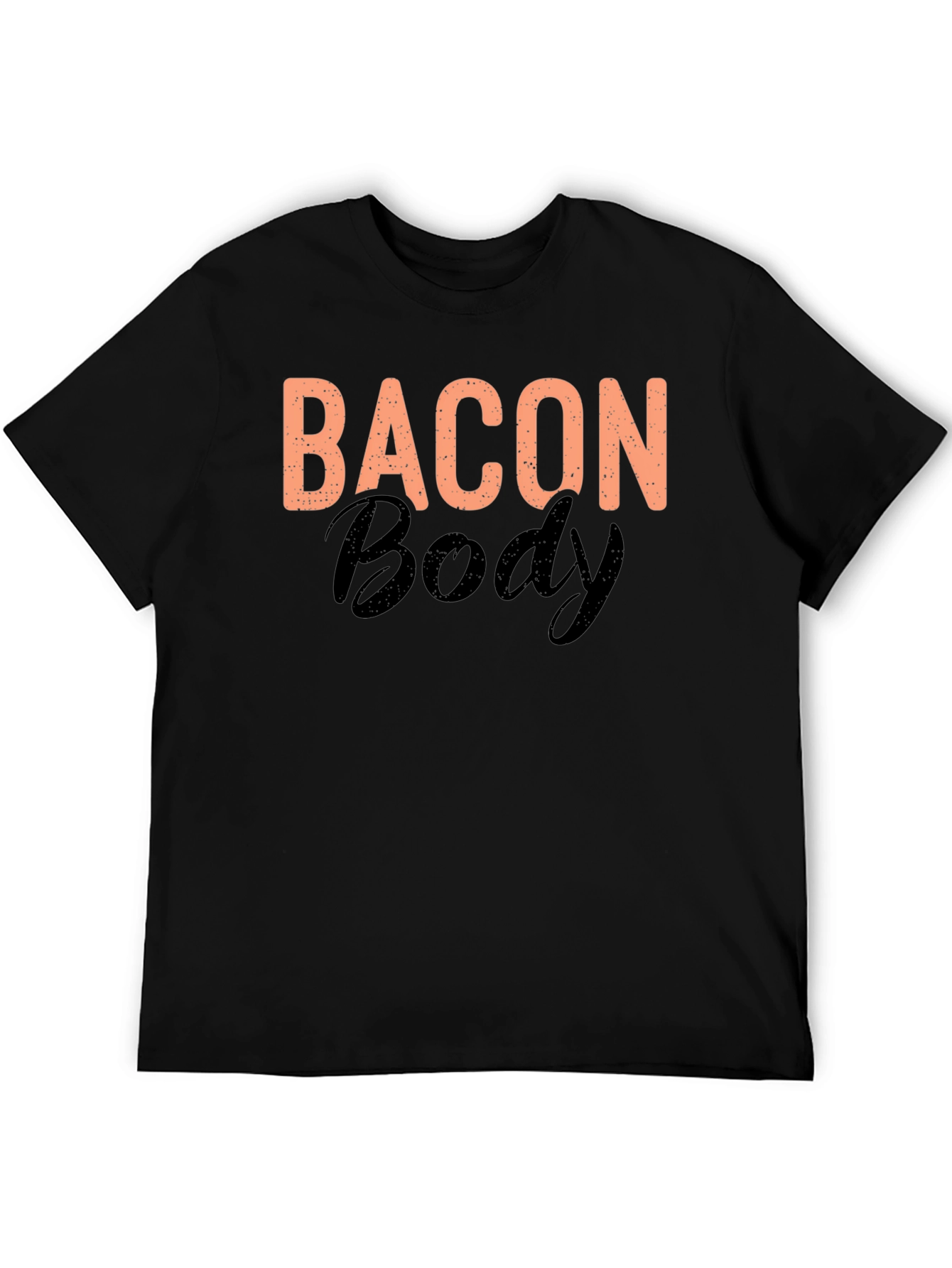Bacon Body T-Shirt - Black Novelty Tee