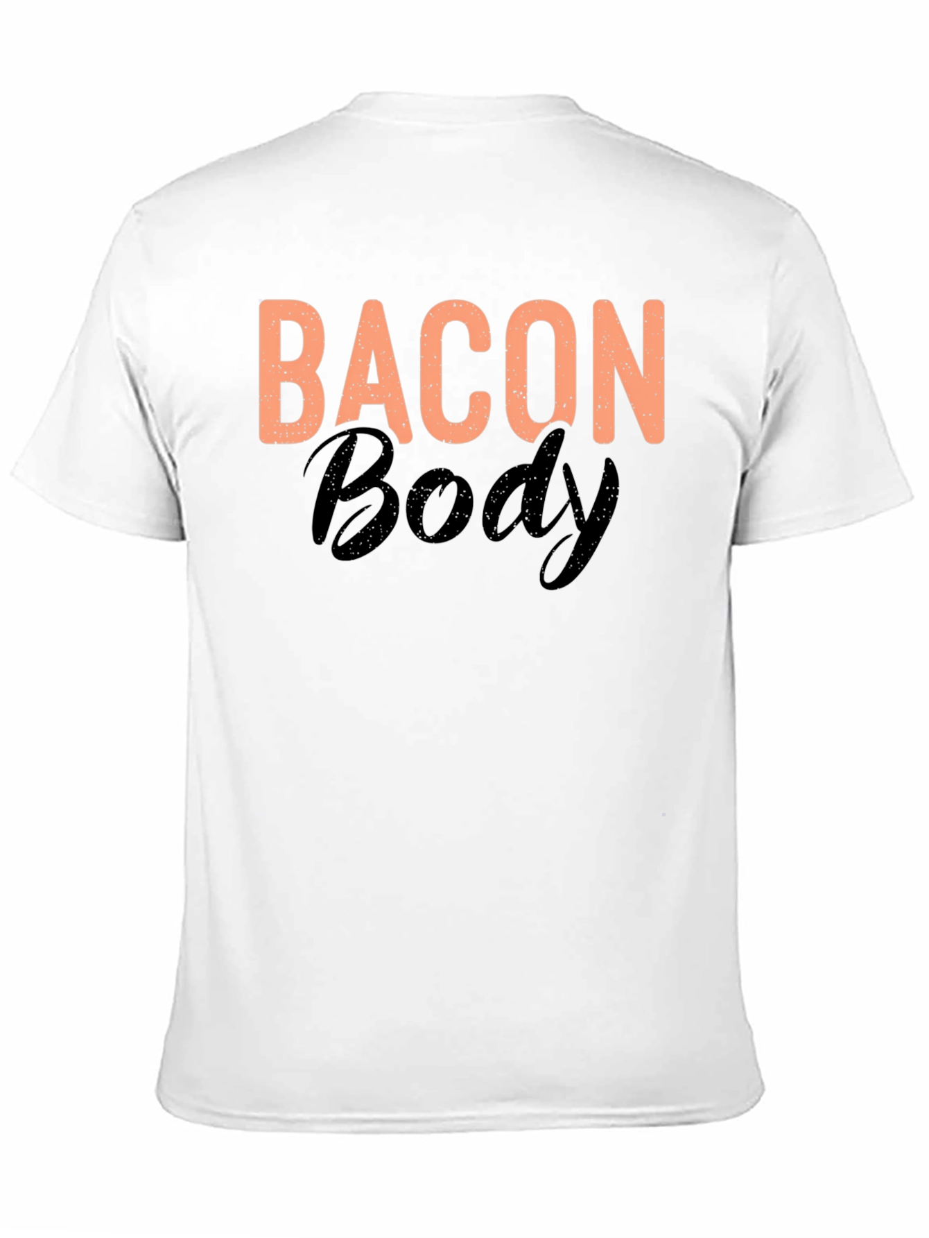 Bacon Body T-Shirt - Black Novelty Tee