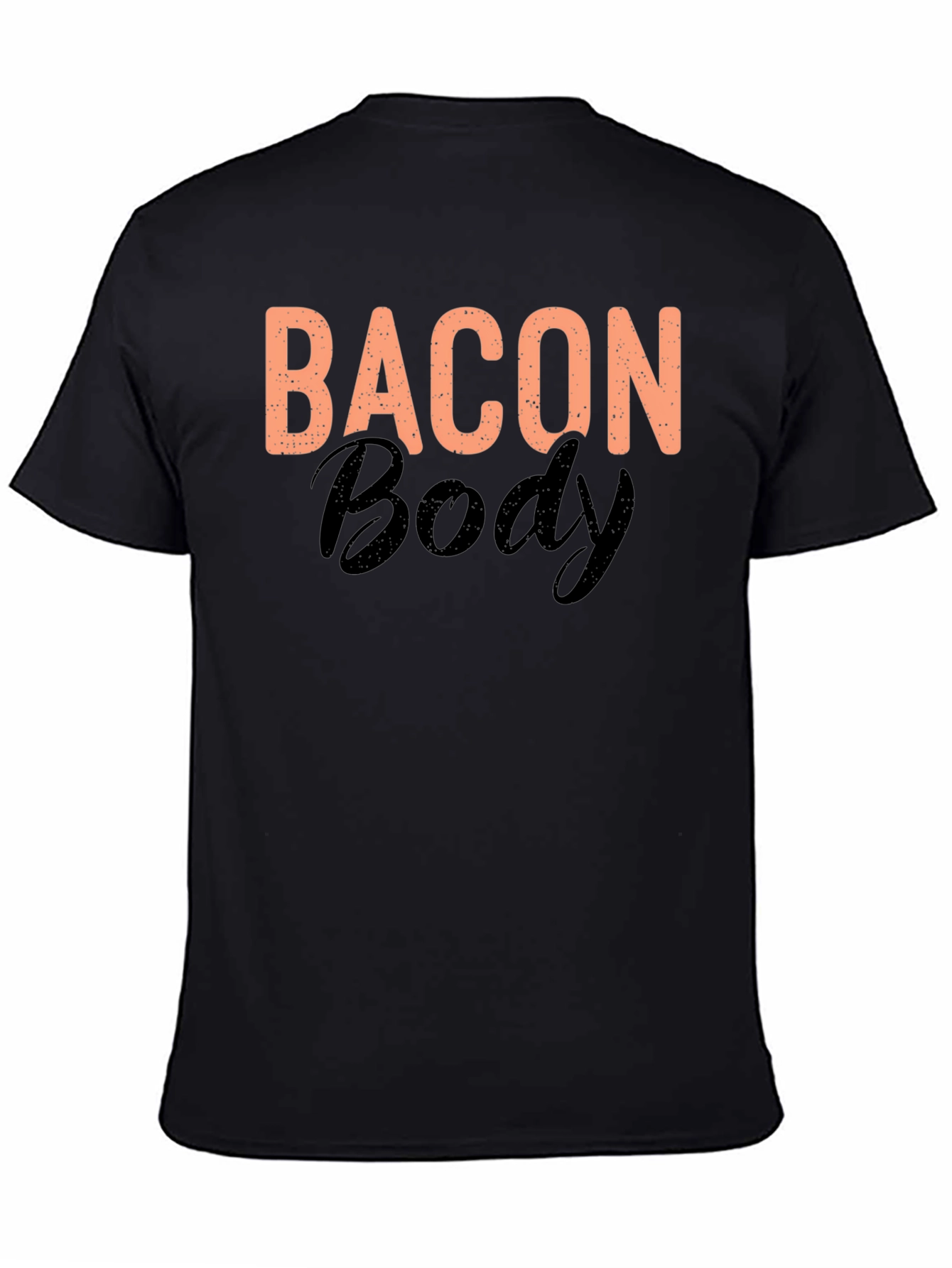 Bacon Body T-Shirt - Black Novelty Tee