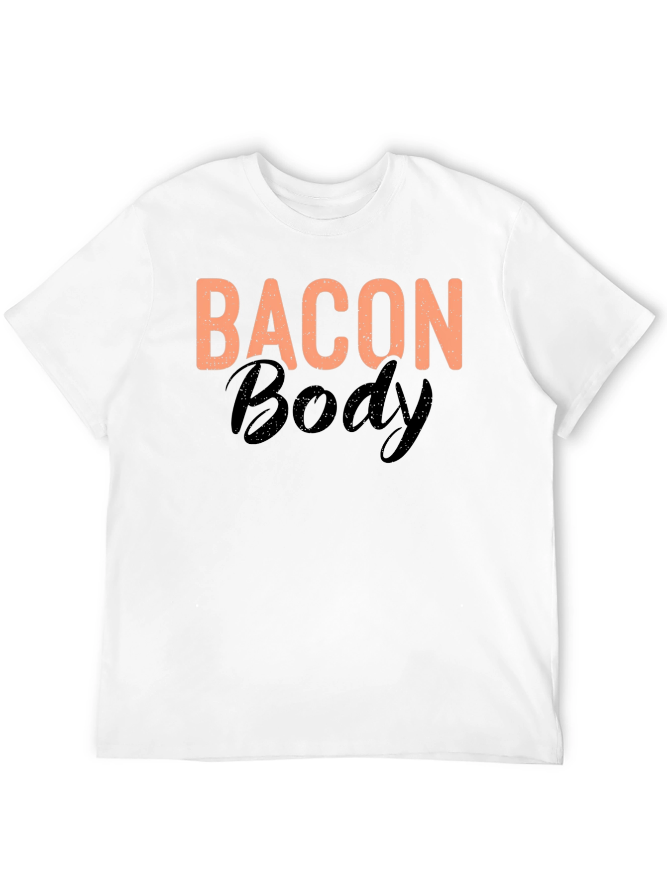 Bacon Body T-Shirt - Black Novelty Tee