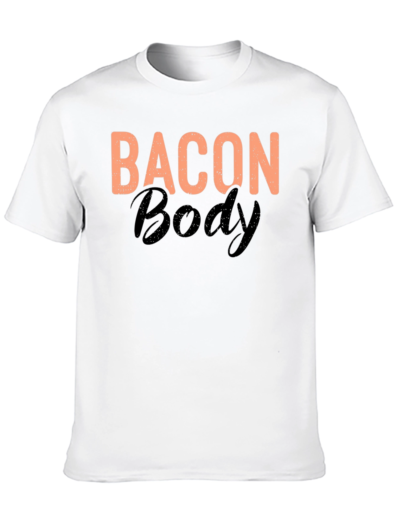Bacon Body T-Shirt - Black Novelty Tee