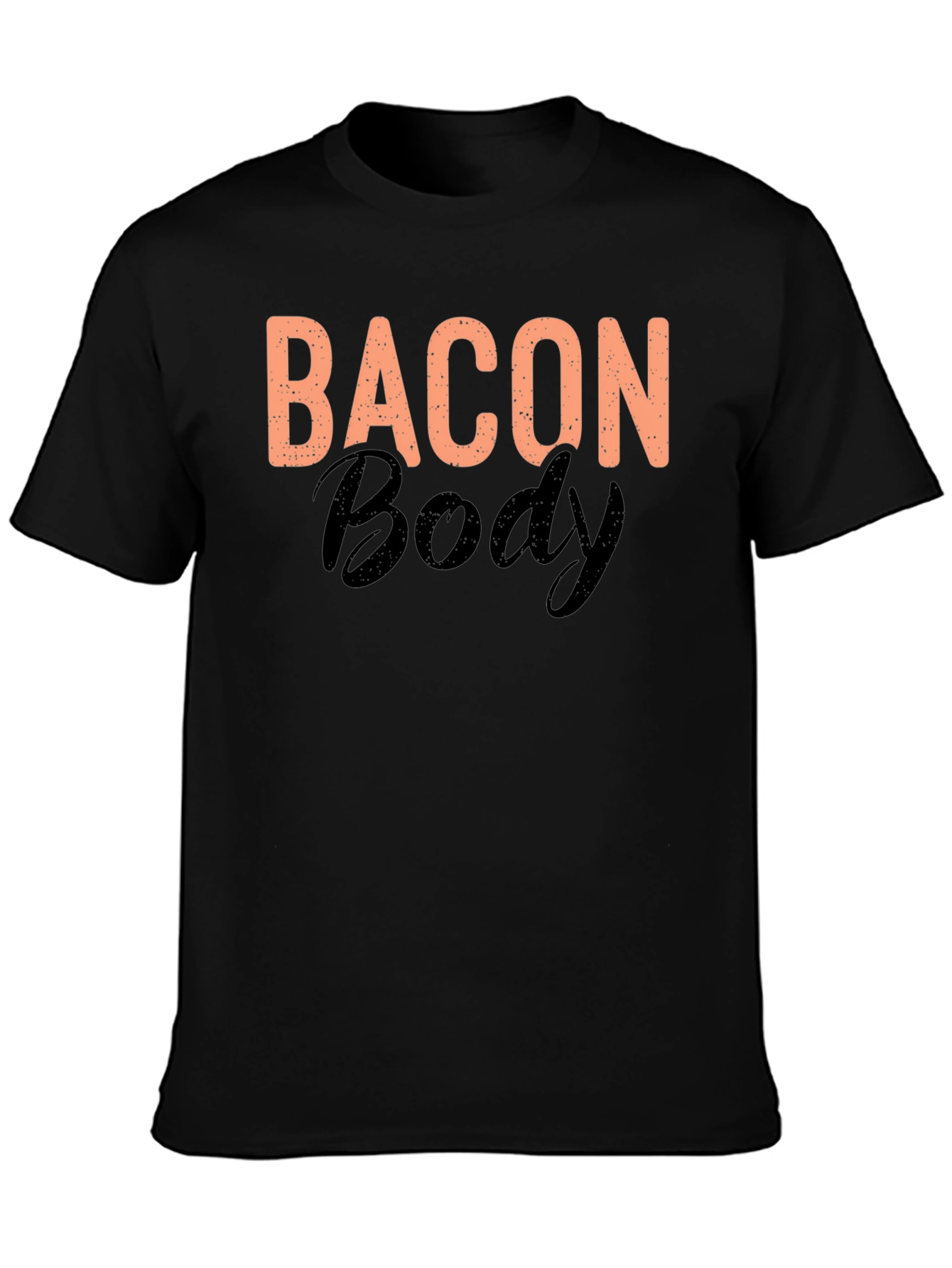 Bacon Body T-Shirt - Black Novelty Tee