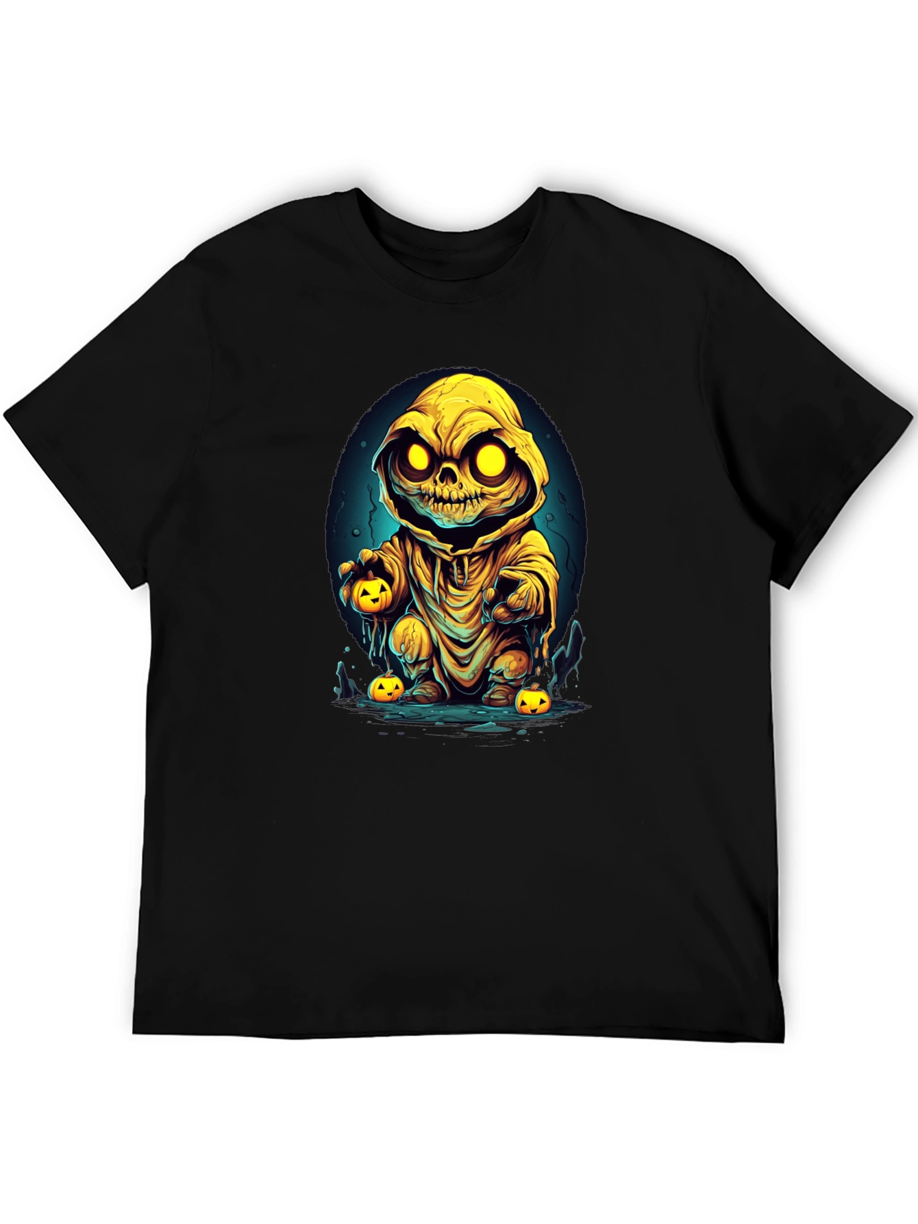 Spooky Pumpkin Character Graphic Tee