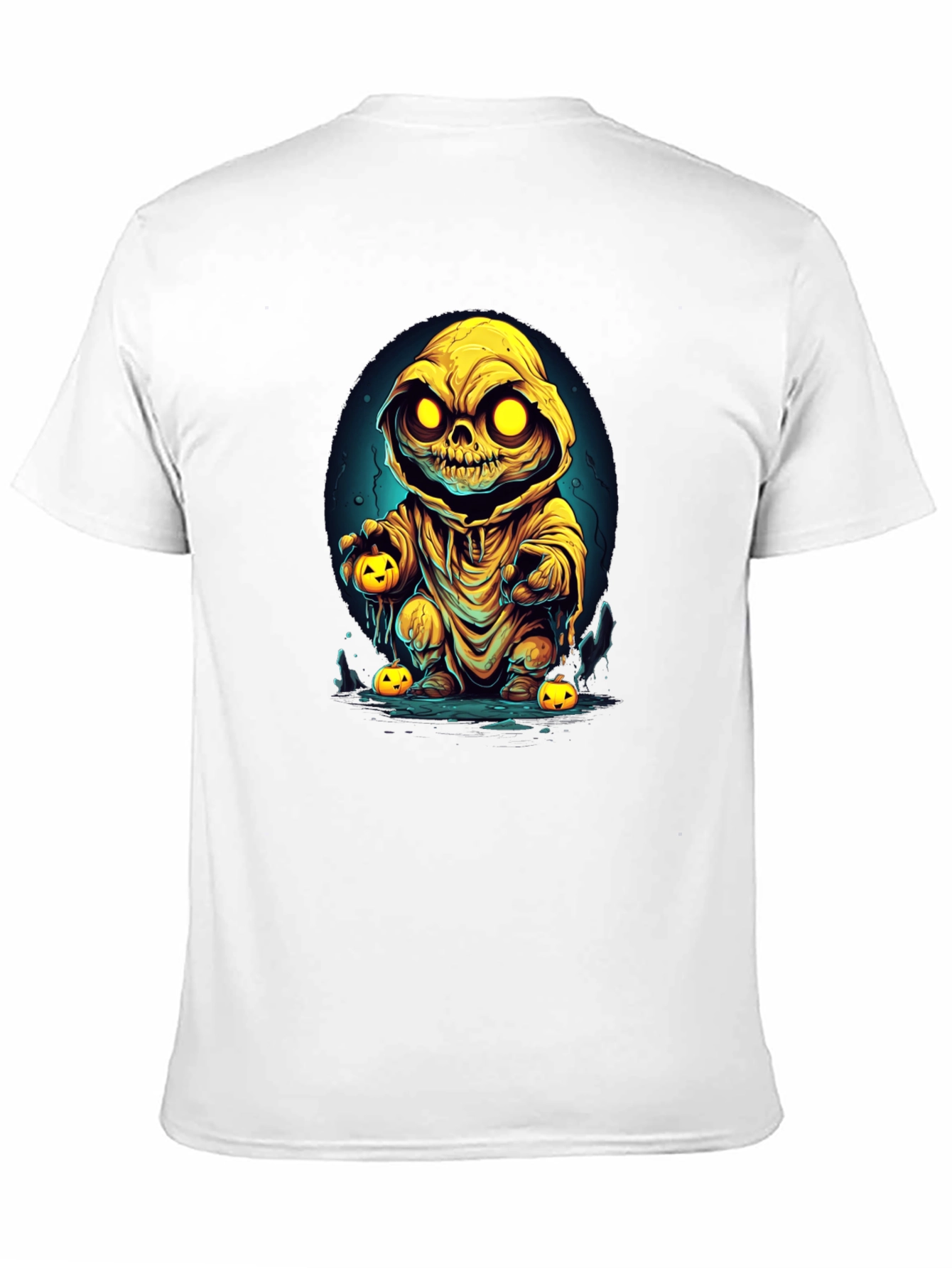 Spooky Pumpkin Character Graphic Tee