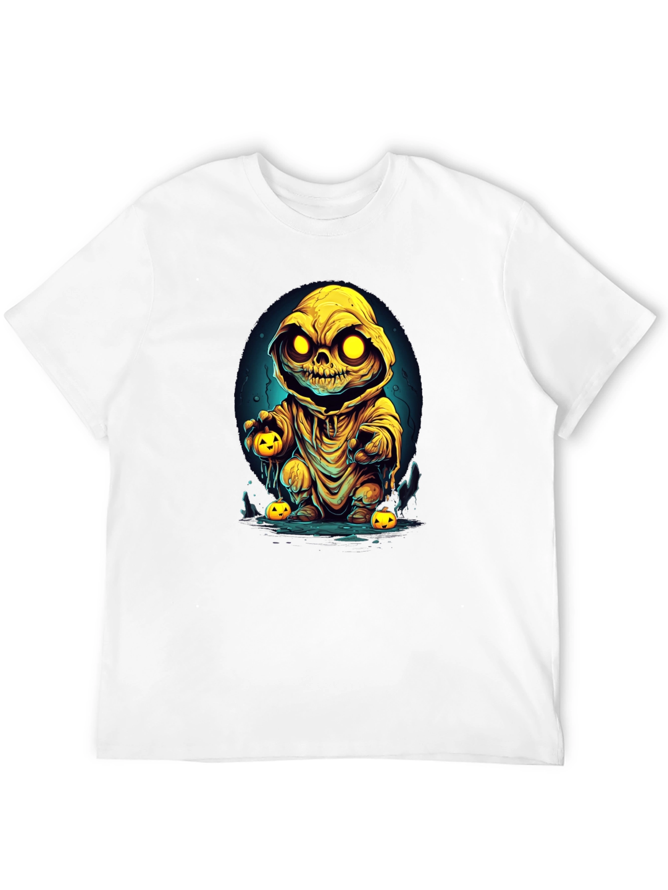 Spooky Pumpkin Character Graphic Tee